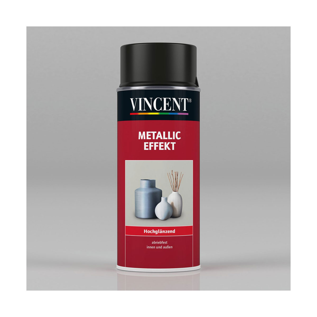 Vincent Metallic Effekt Spray Anthrazit glänzend 400 ml Bild 2