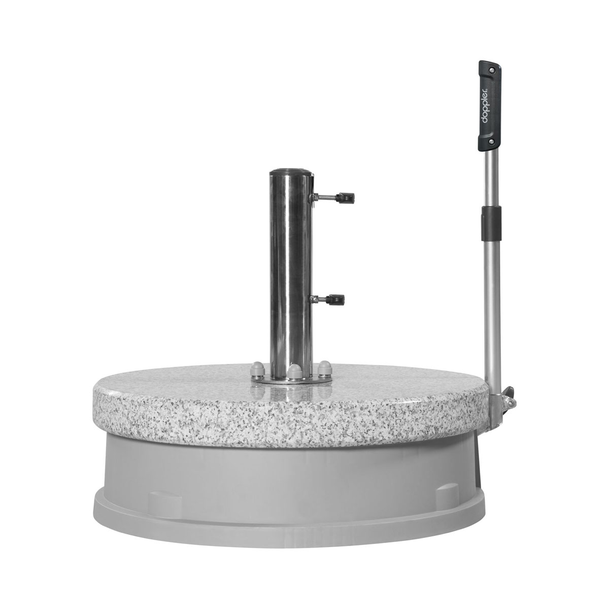 Doppler Granitsockel Easy Move 45 kg fahrbar Bild 2