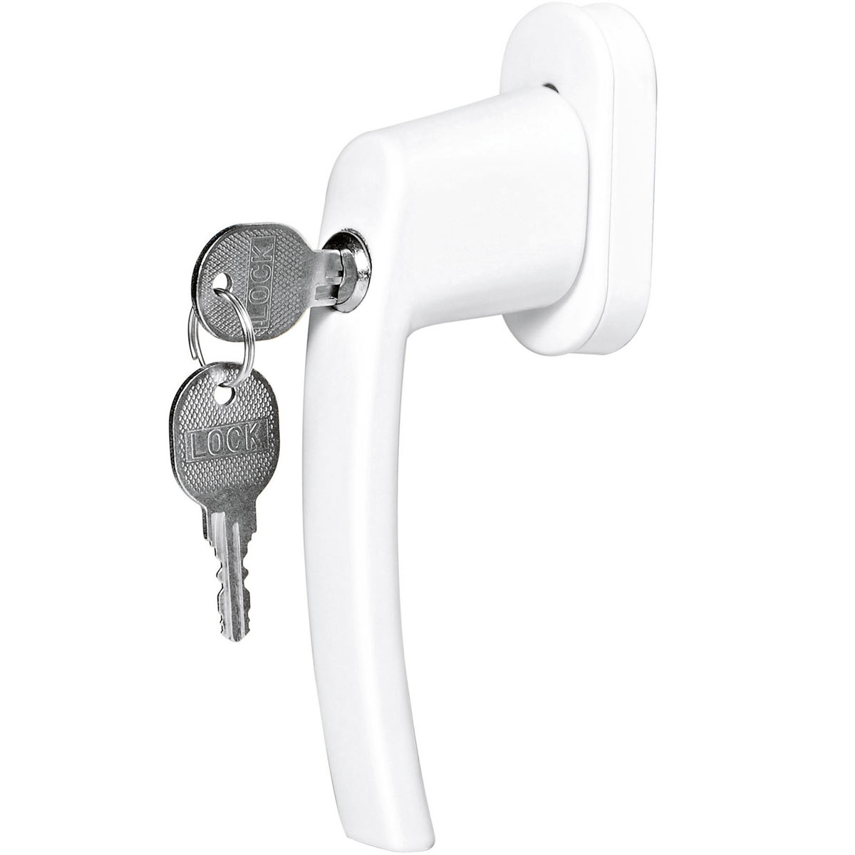 Durabil Fenstergriff abschließbar weiß Bild 1