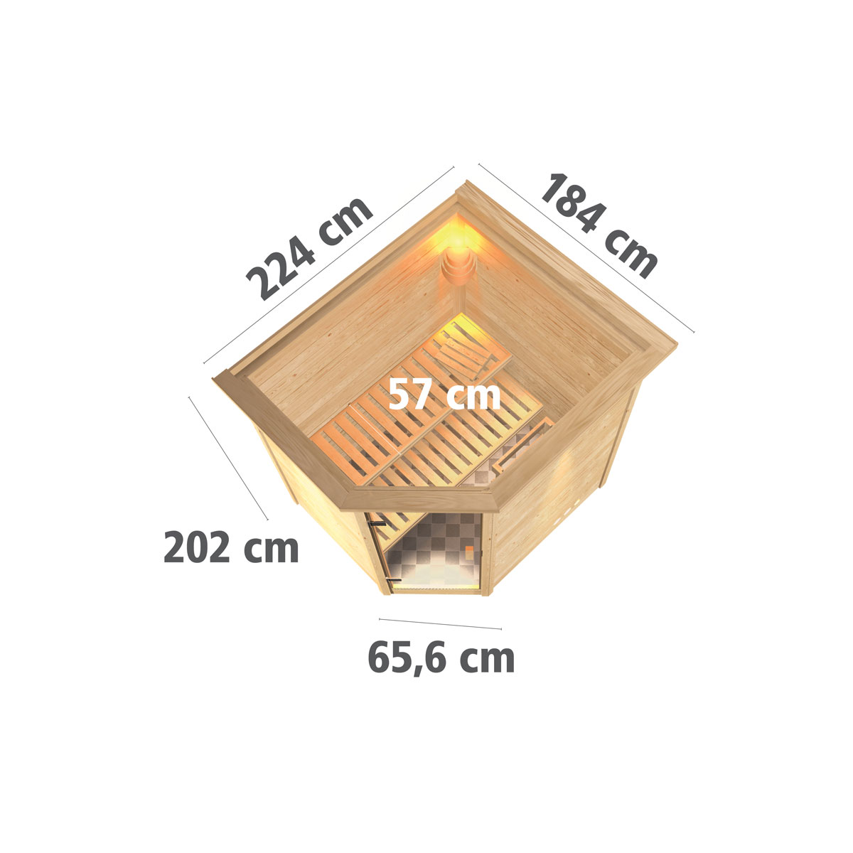 Karibu Sauna Mia Bild 2