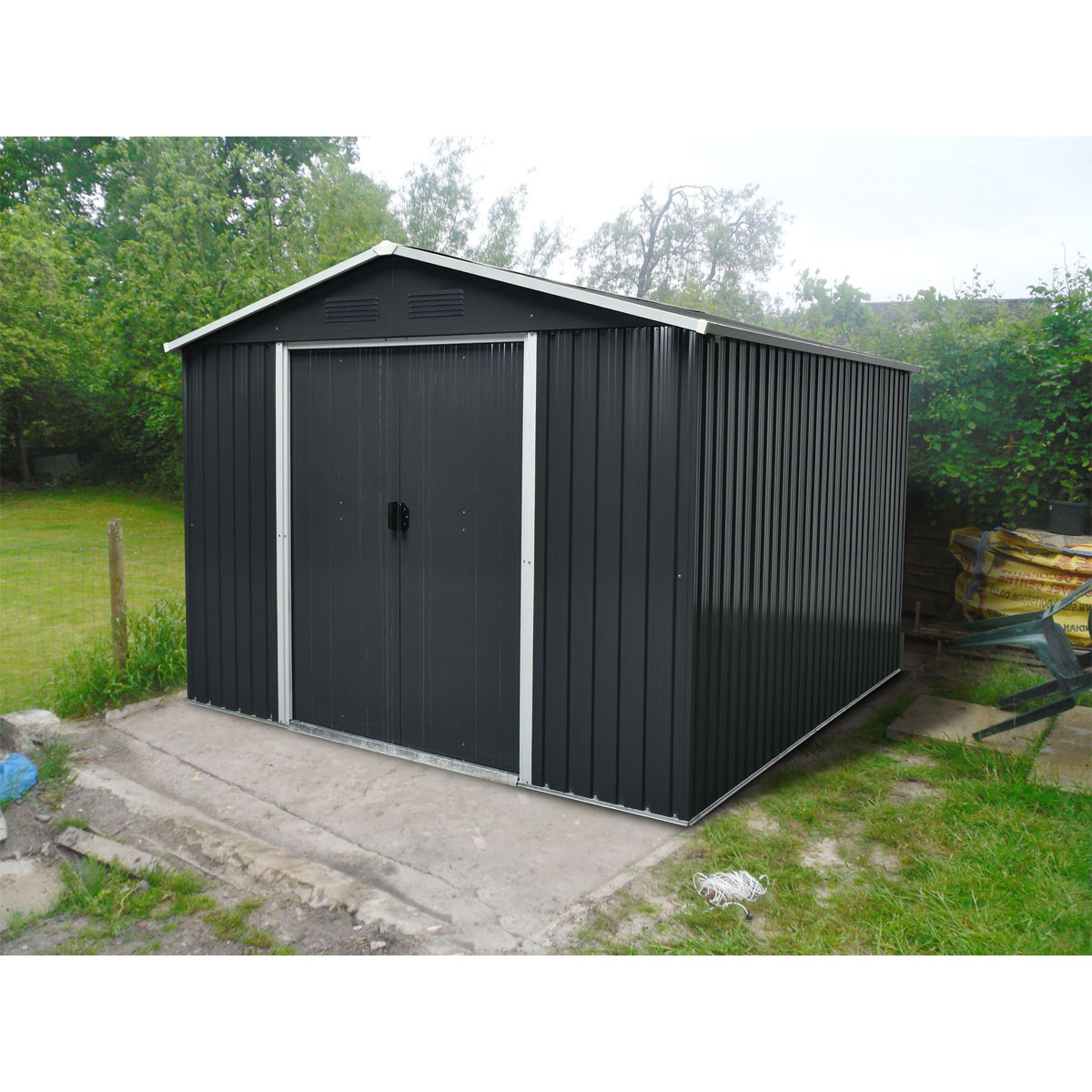 Pergart Gerätehaus Dresden II 6,5m² weiß Bild 4