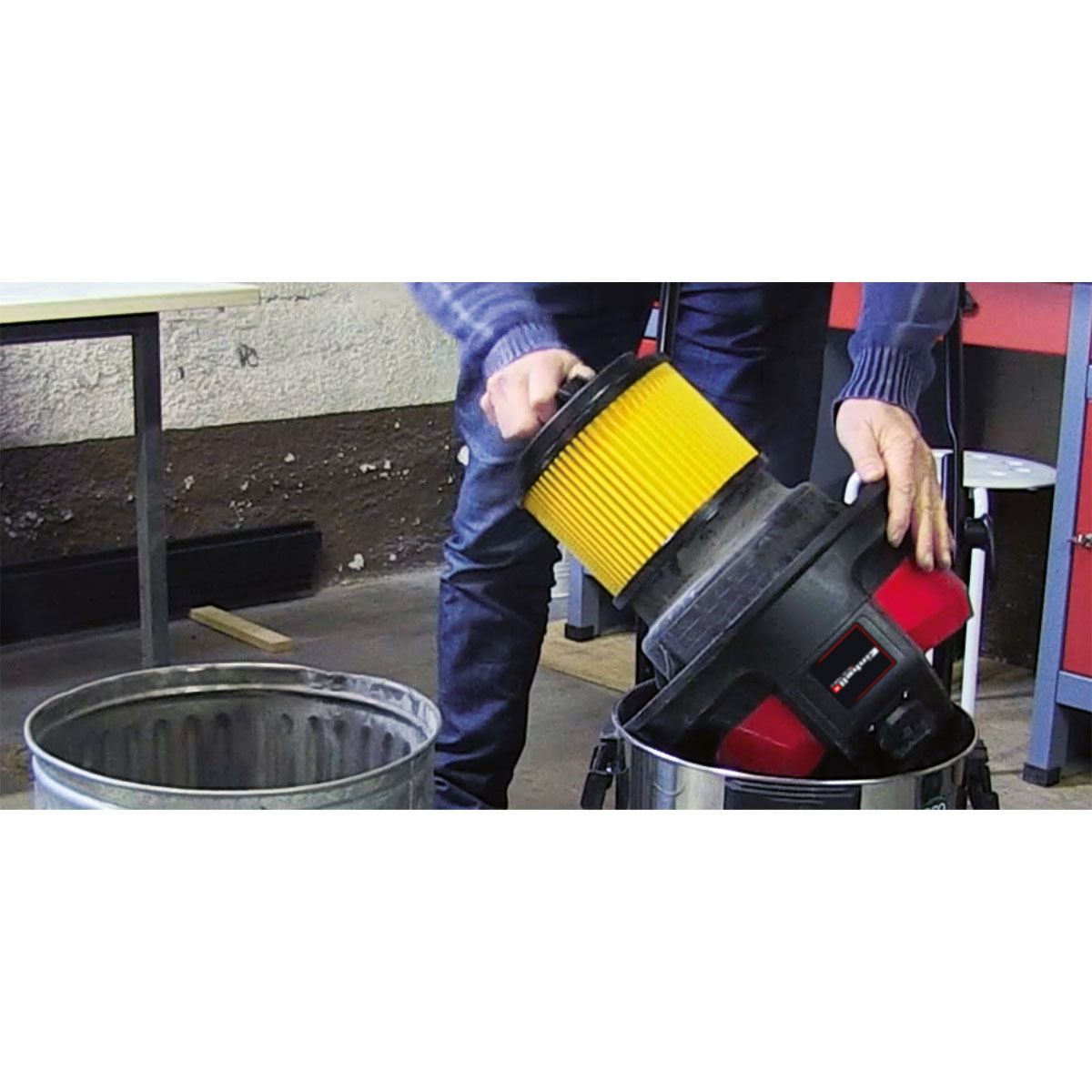 Einhell  Faltenfilter mit Schraubdeckel für Nass-Trockensauger Bild 2