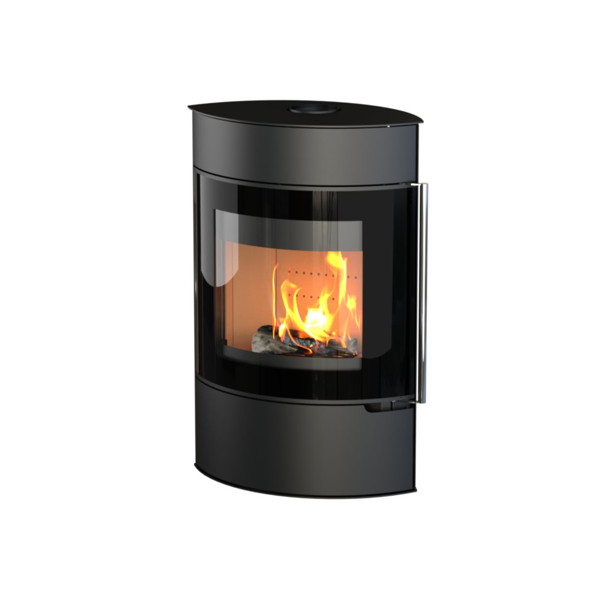 Kaminofen Elipso Max Stahl, schwarz, 8 kW