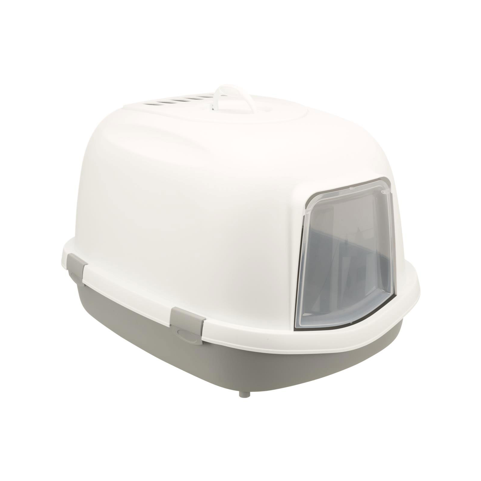 Trixie  Katzentoilette Primo XXL Top mit Haube 56 x 47 x 71 cm grau/weiß