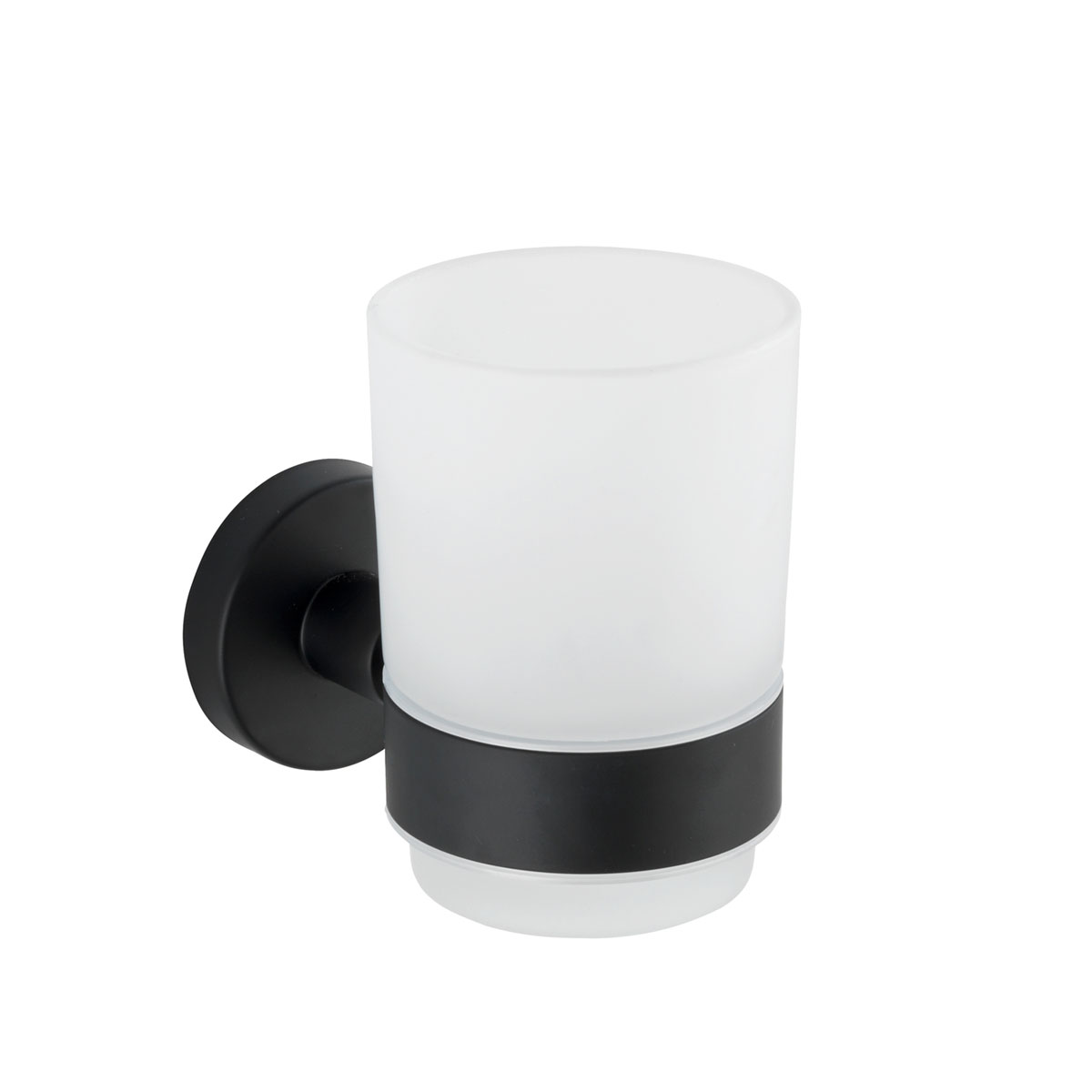 Wenko Zahnputzbecher Uno Bosio schwarz