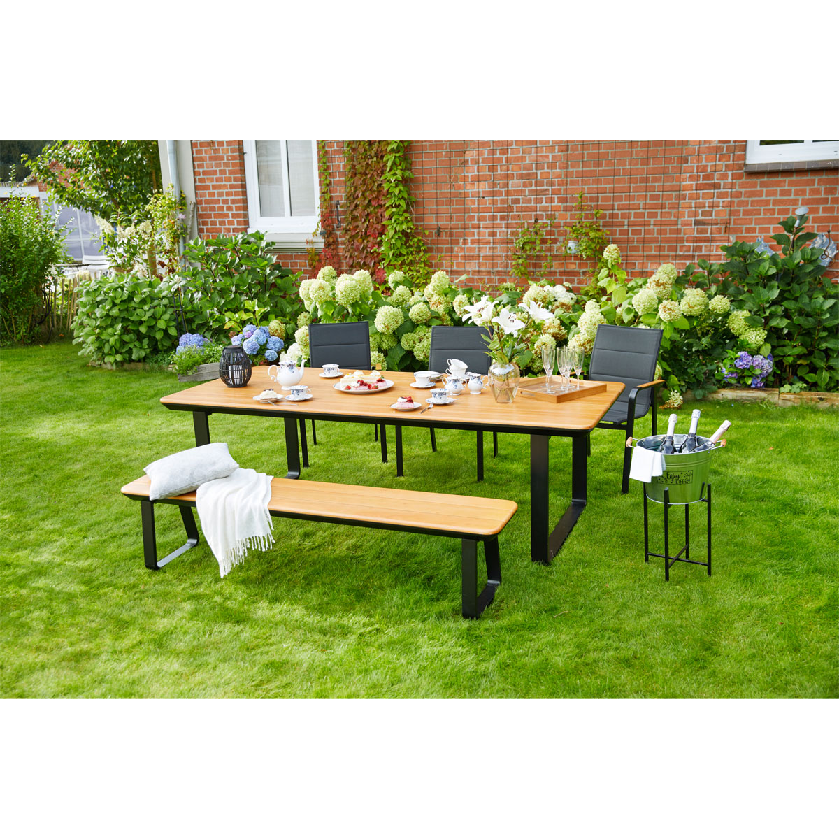 Haveson Gartenbank Montenegro Eukalyptusholz Bild 4