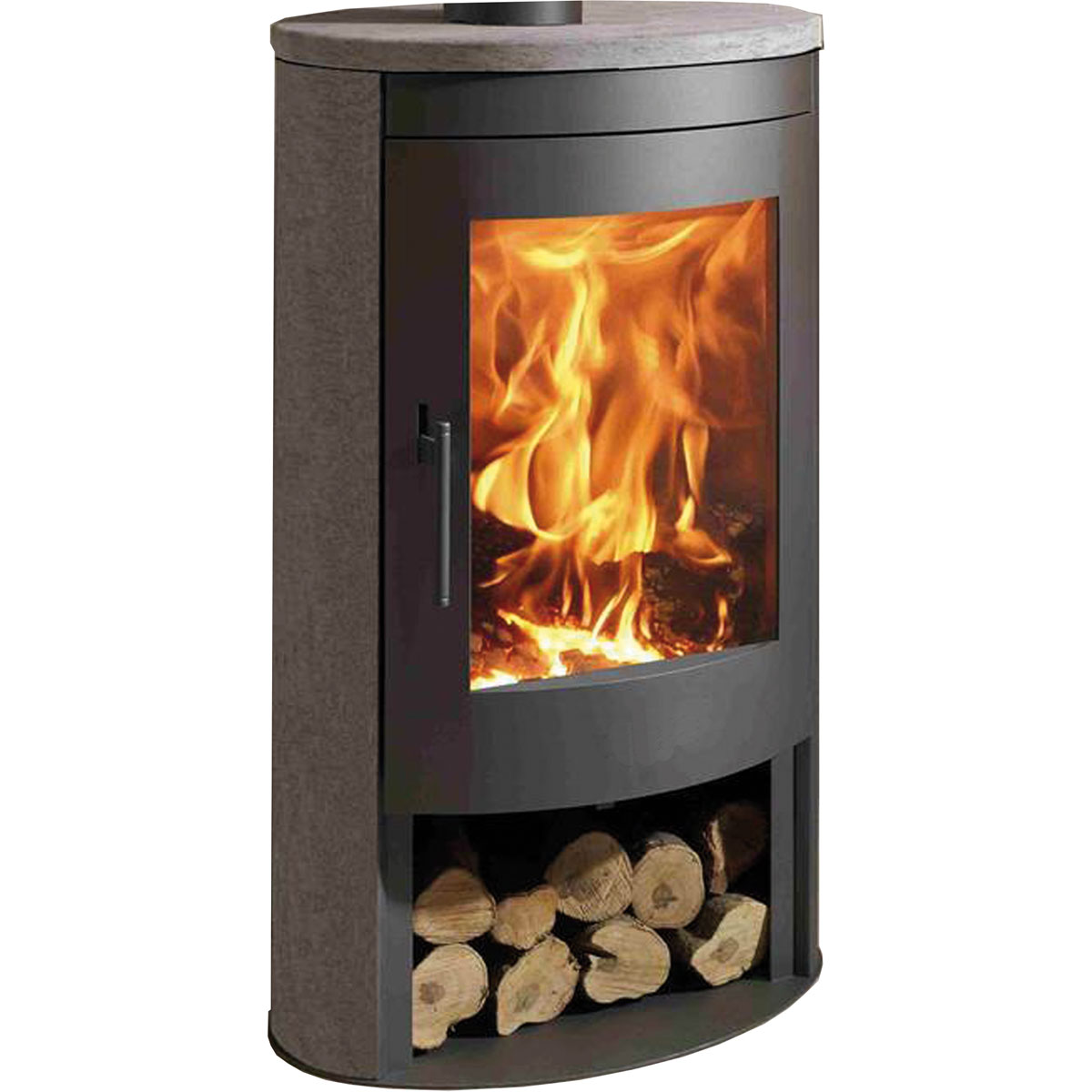 Panadero Kaminofen OVAL 3 STONES Ecodesign