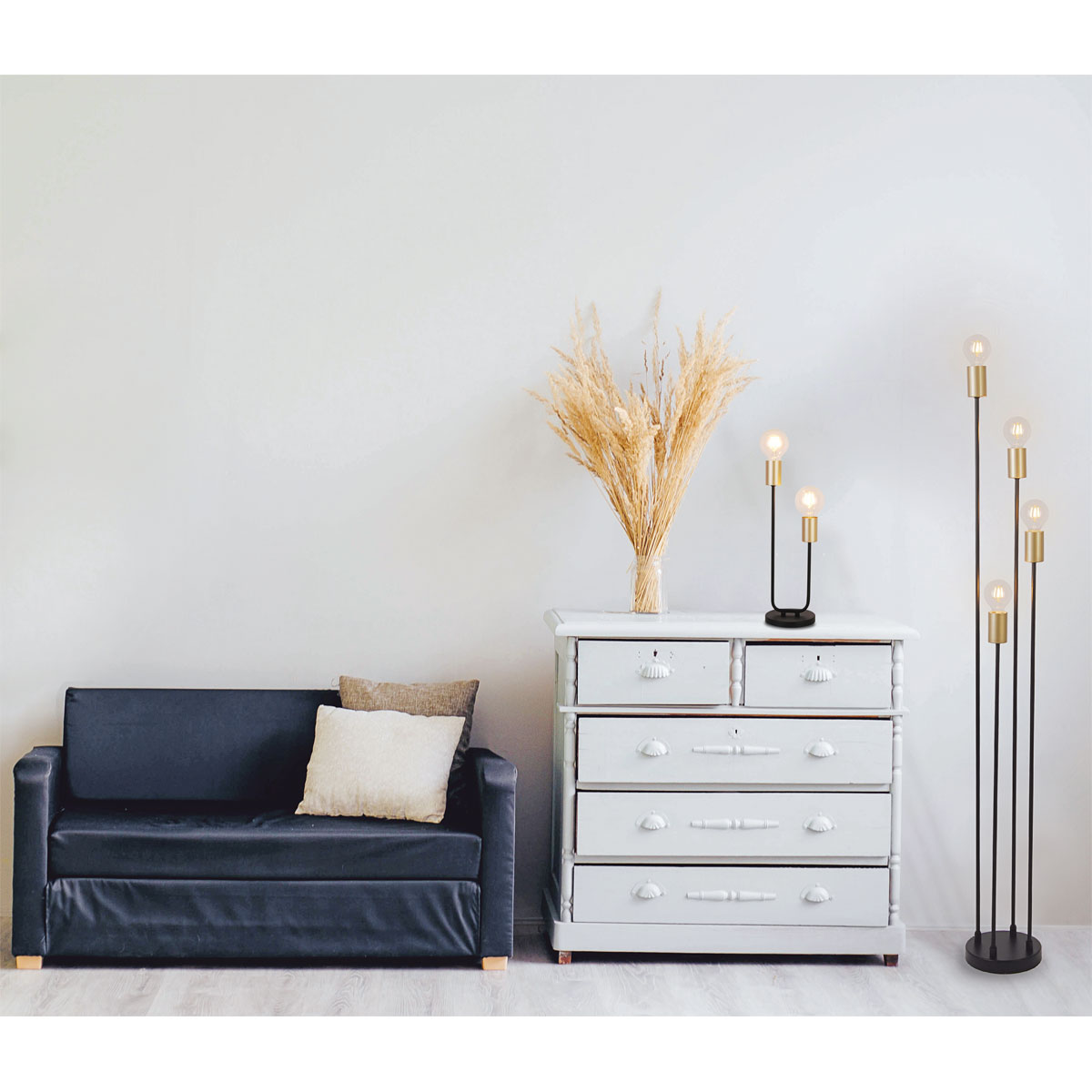 Flector Stehleuchte Edison Gold Bild 3