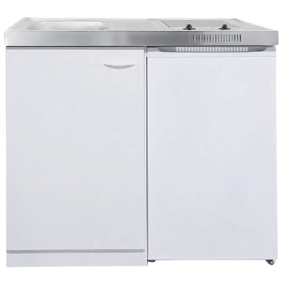 Respekta Miniküche Levin MK100WCS weiß 100 cm