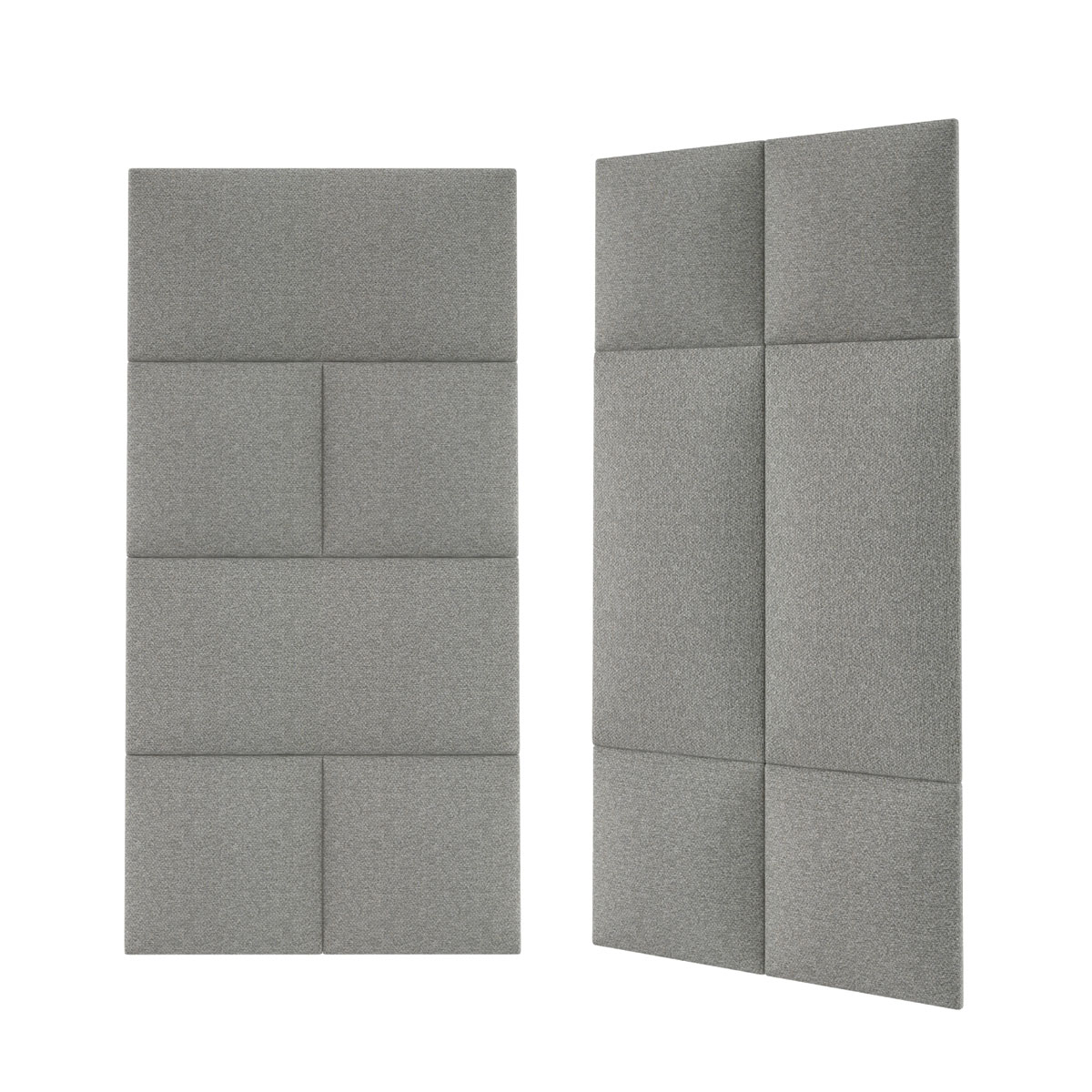 Mollis Polsterpaneele grau 60 x 30 cm Bild 3