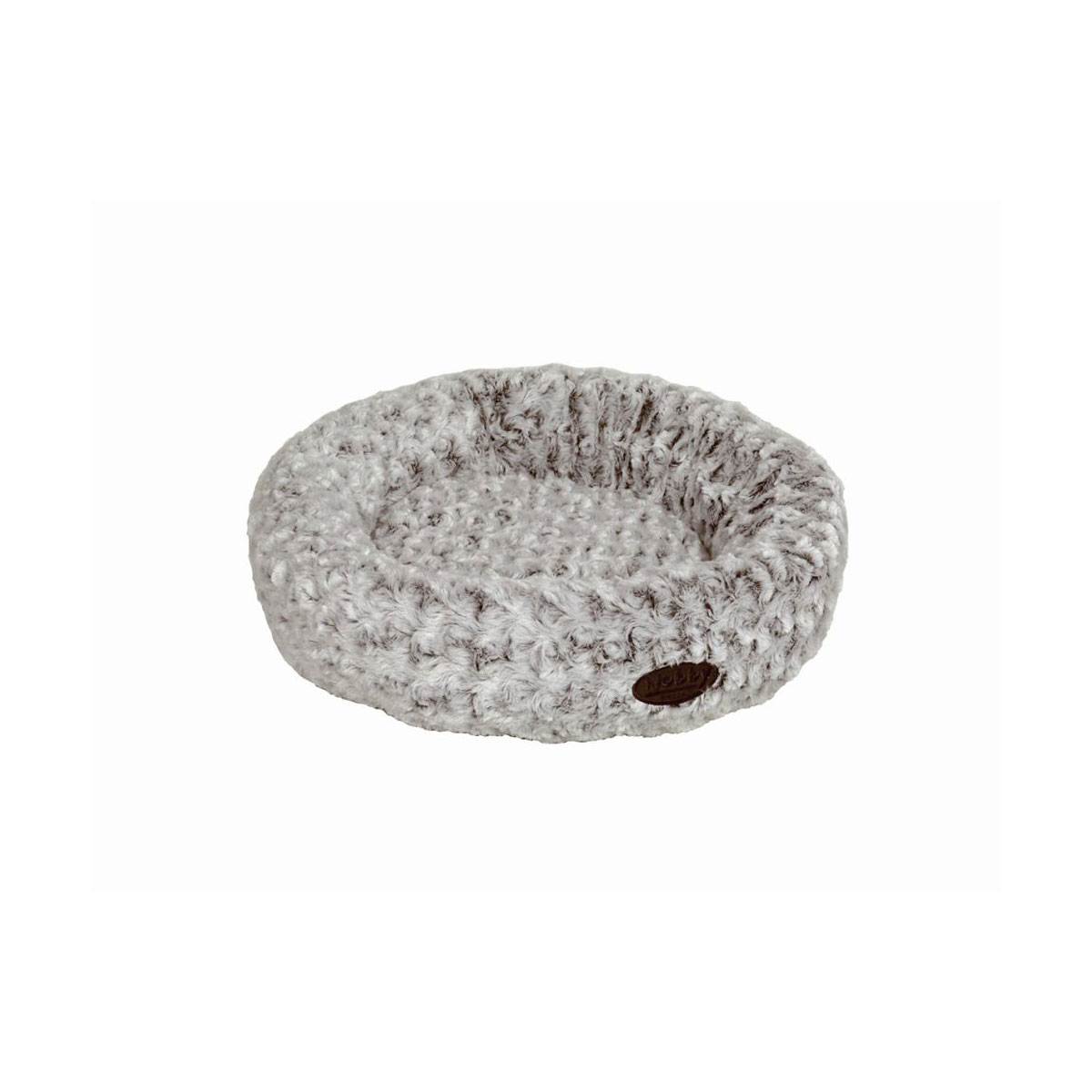 Nobby Softplüsch-Bett Donut ARUSHA braun meliert Durchmesser 45 cm