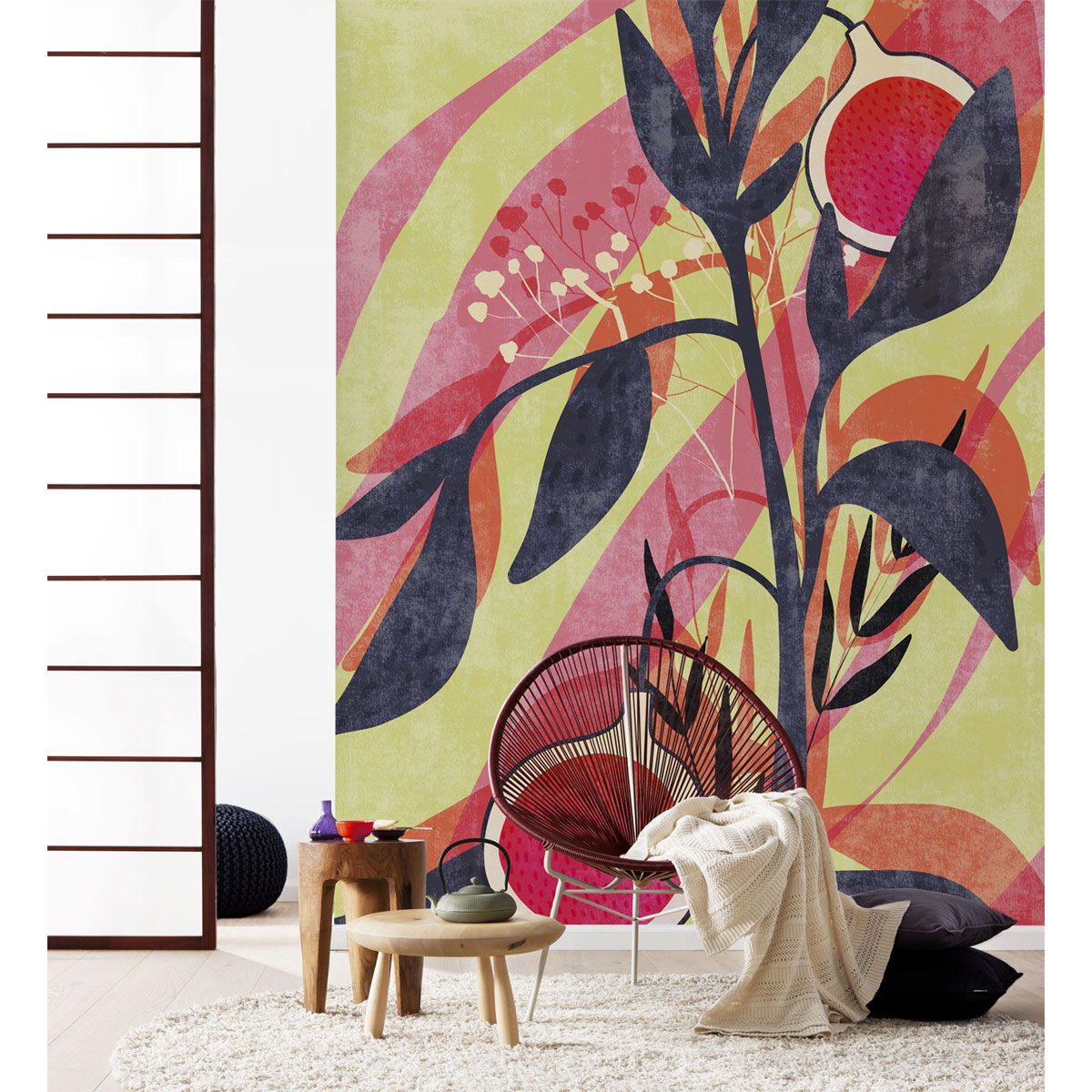 Komar  Vlies Fototapete Bonbons aux Fruits 200x250 cm