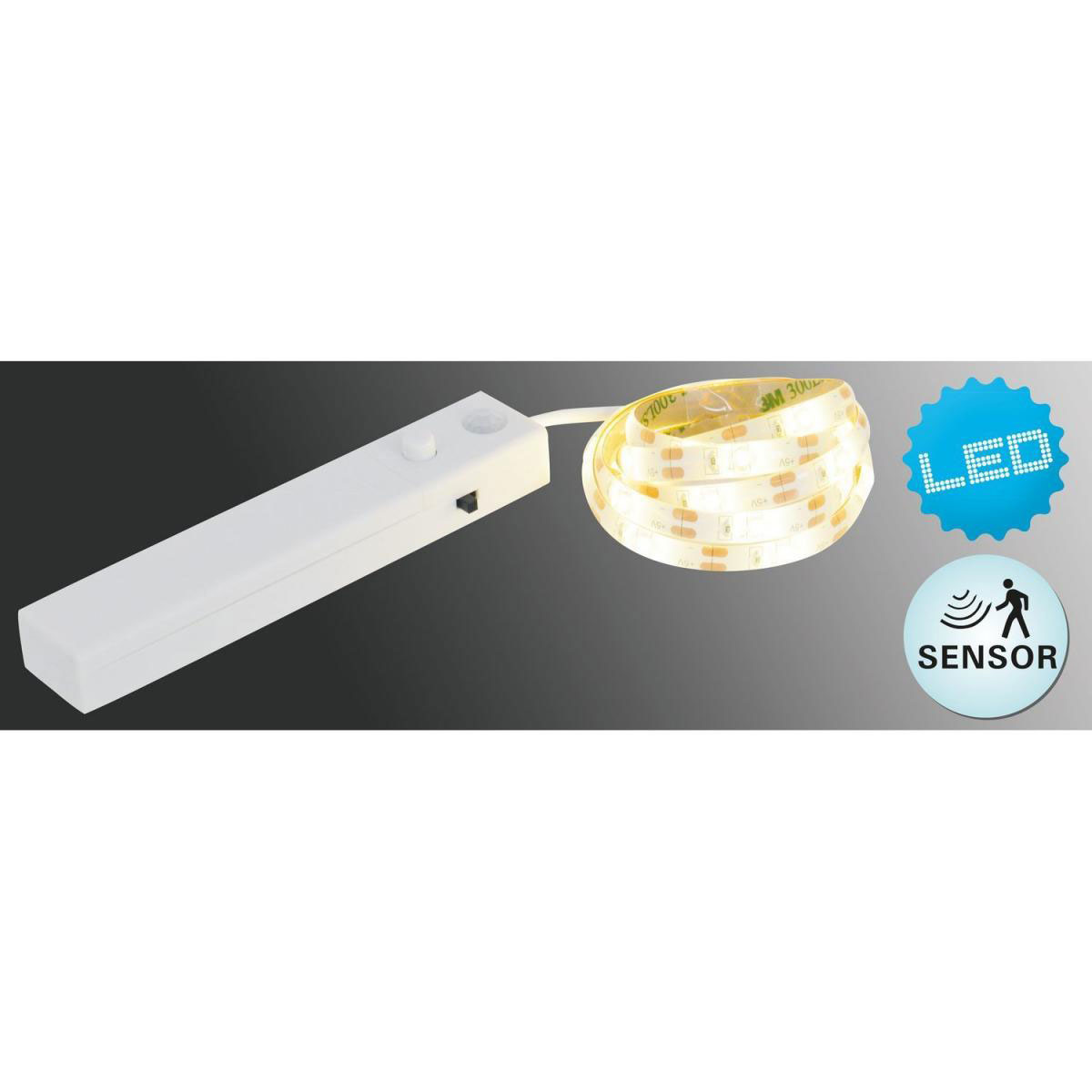 näve LED-Streifen mit Sensor 1m neutralweiss batteriebetrieben Bild 1