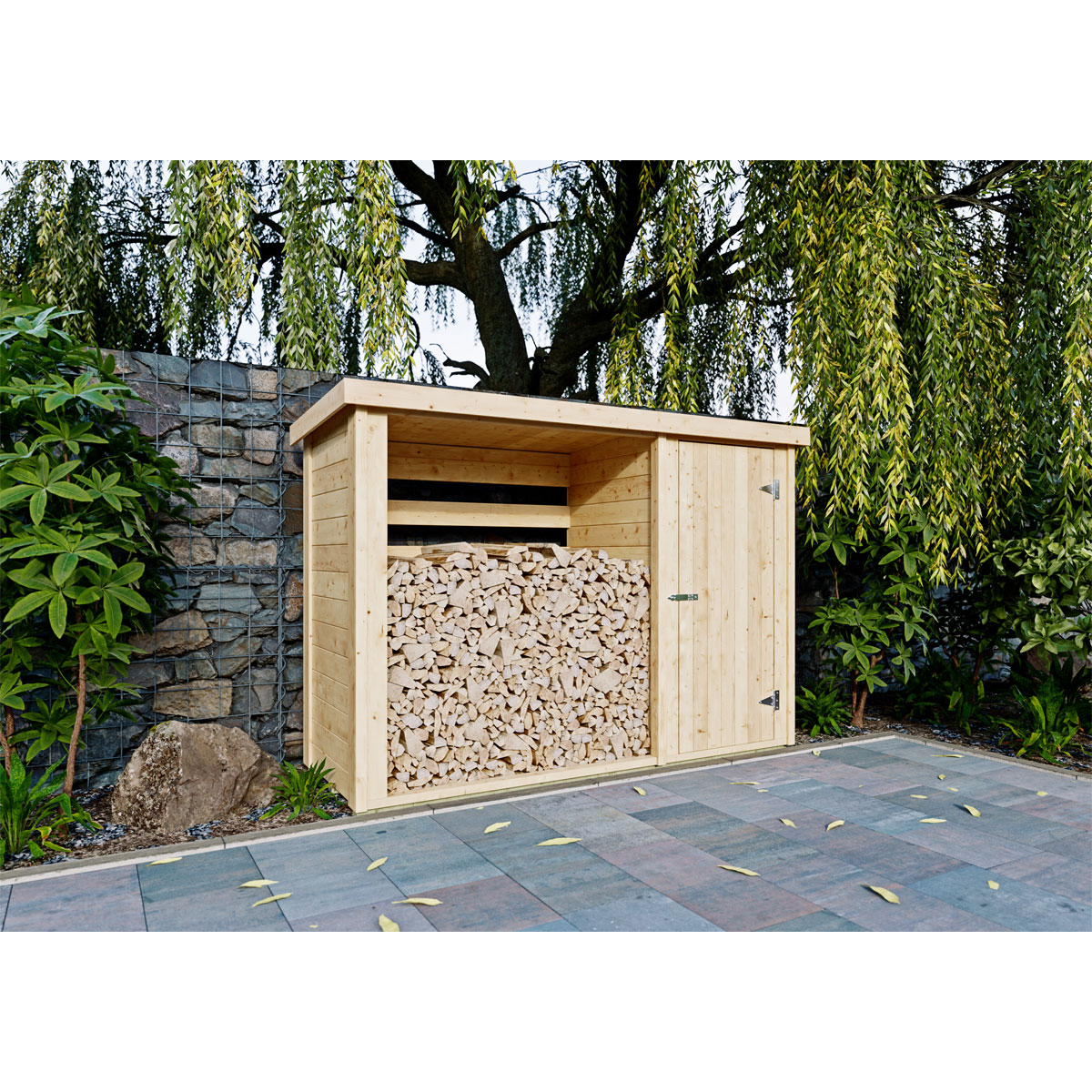 Kaminholz-Speicher 229x84x169cm Bild 2