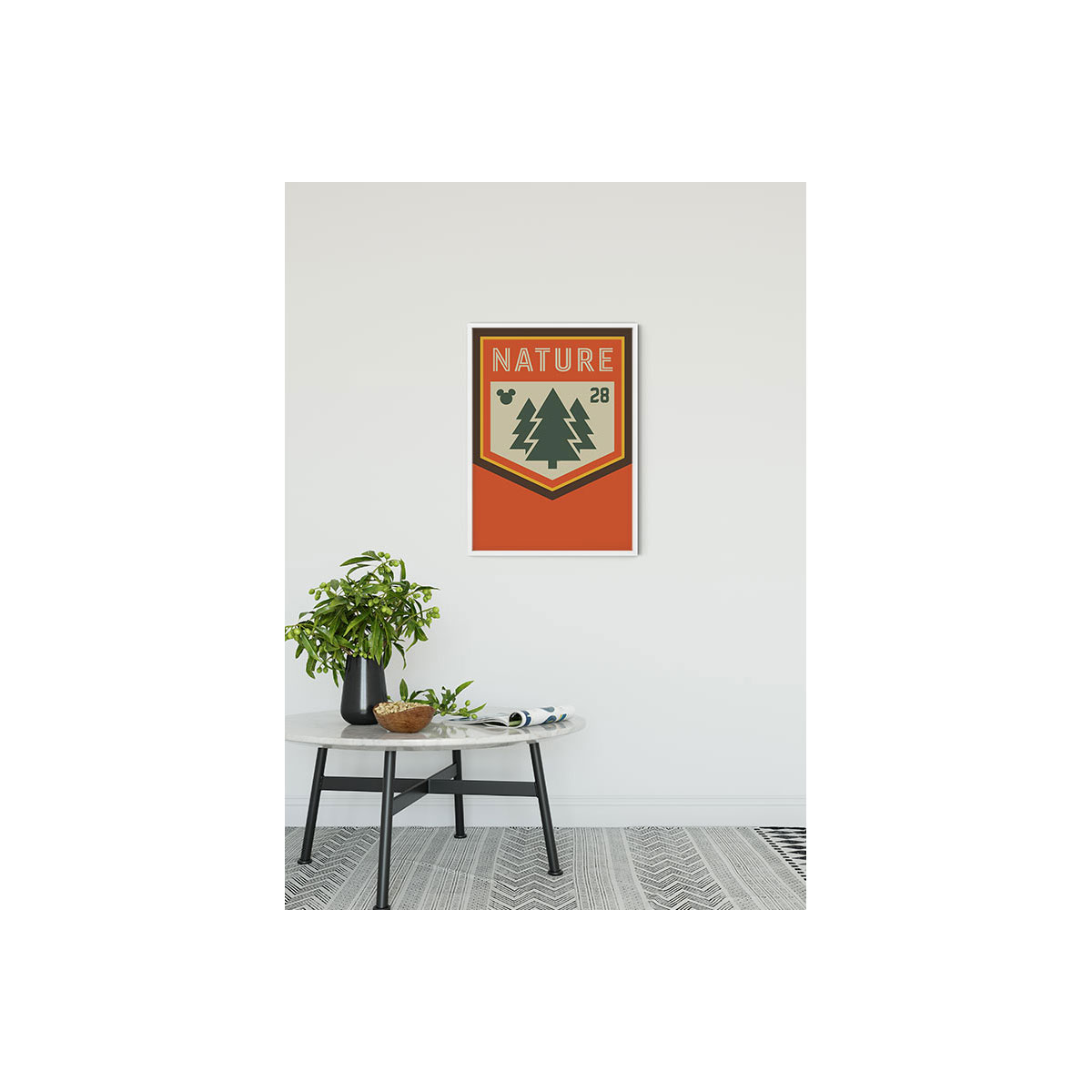 Komar  Wandbild Mickey Mouse Nature 30x40 cm