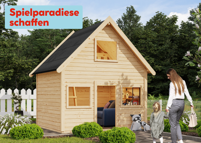 Spielparadiese schaffen: Kinder im Garten