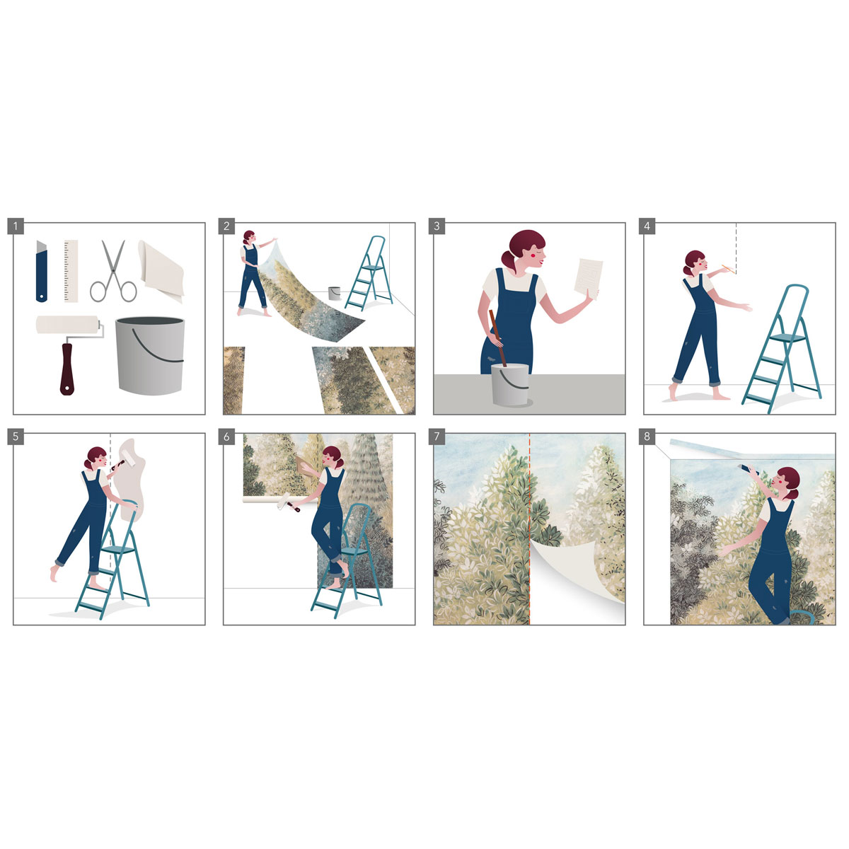 Komar  Vlies Fototapete Tropenwelten 500x250 cm Bild 4