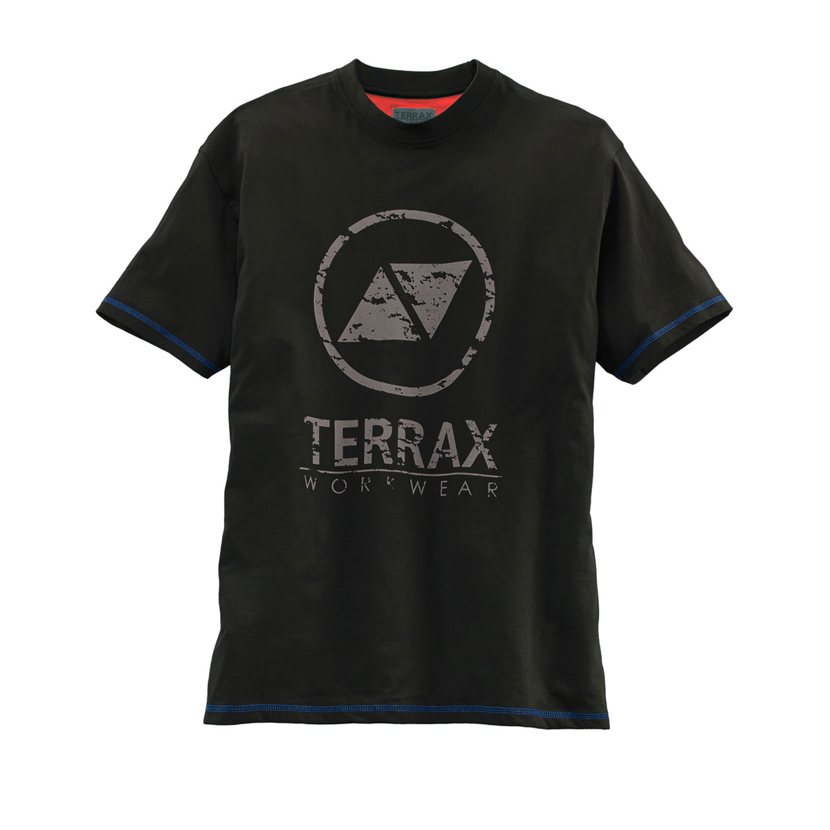 Terrax Workwear T-Shirt schwarz-royal Größe XXL