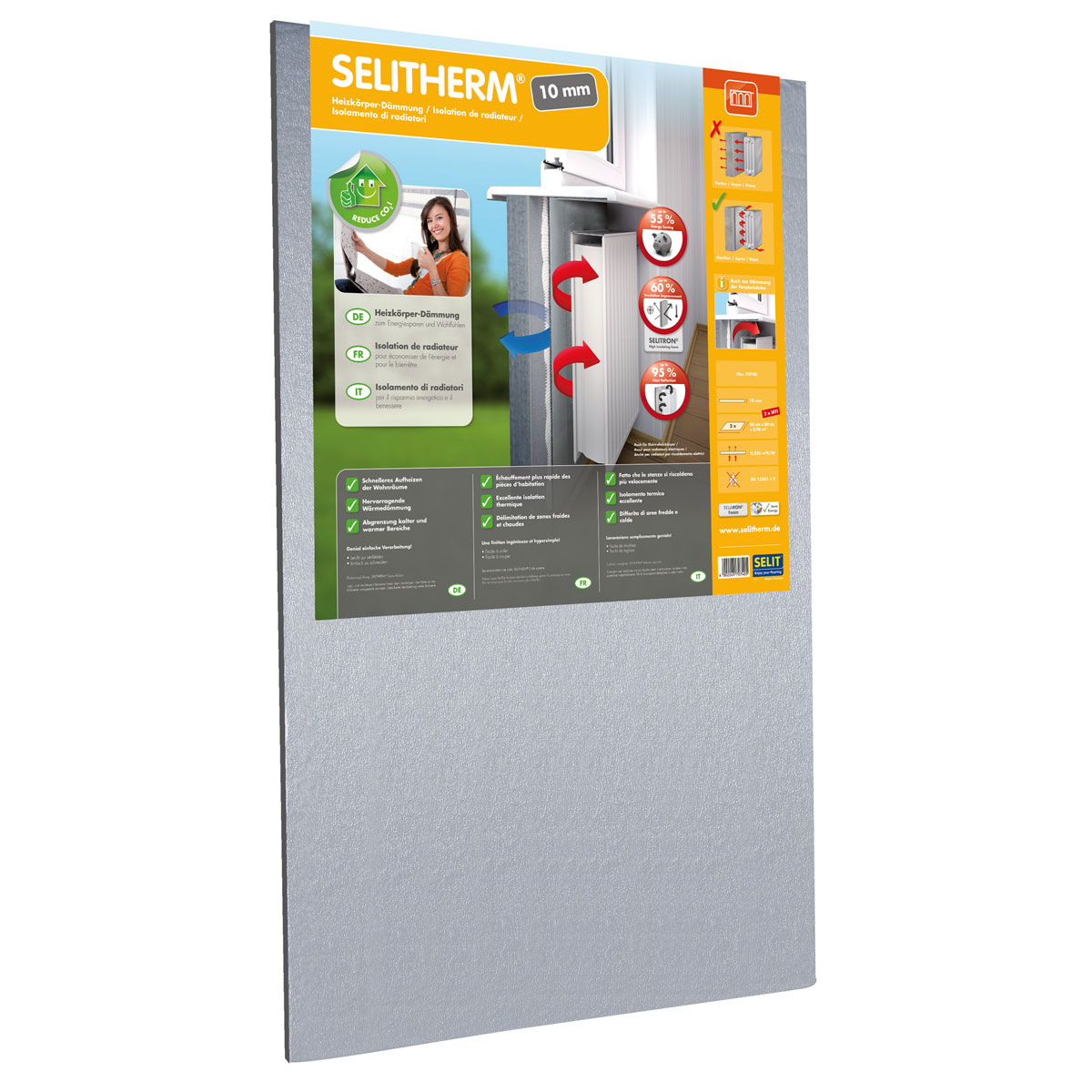 Selit  SELITHERM Heizkörper-Dämmung 10 mm Bild 1