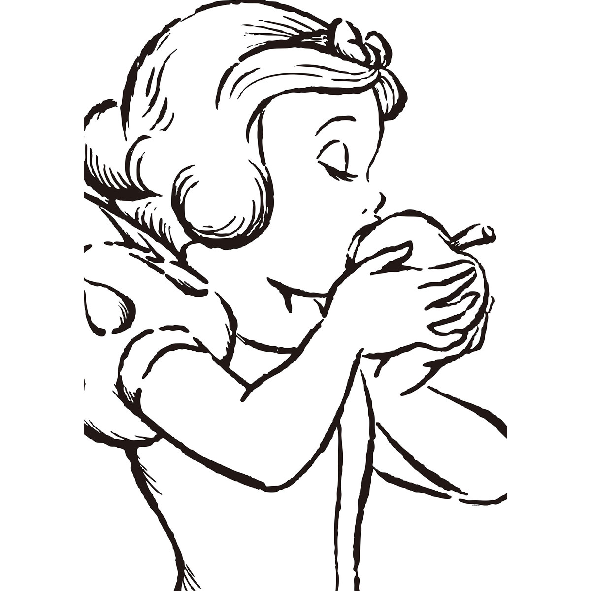 Komar  Wandbild Snow White Apple Bite white 30x40 cm Bild 2