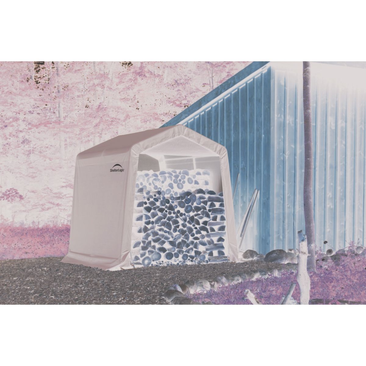 ShelterLogic Zeltgarage Gerätehaus 5,76 m² 240x240x240 cm Bild 2