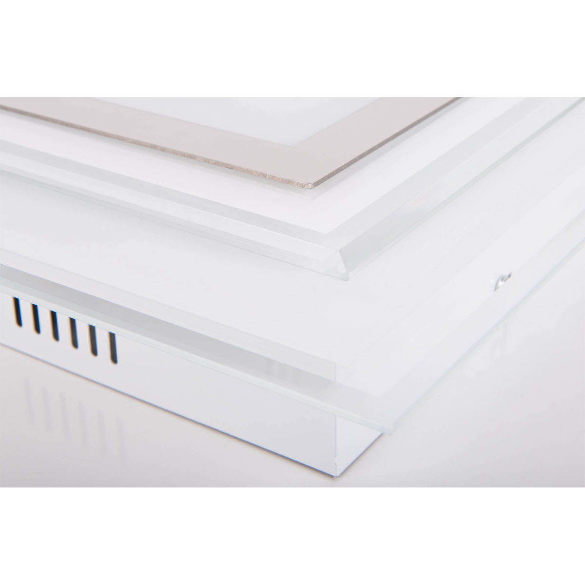 Naeve LED DL Lucca Metall/Glas silberLxBxH: 28x28x7,5cm Bild 10