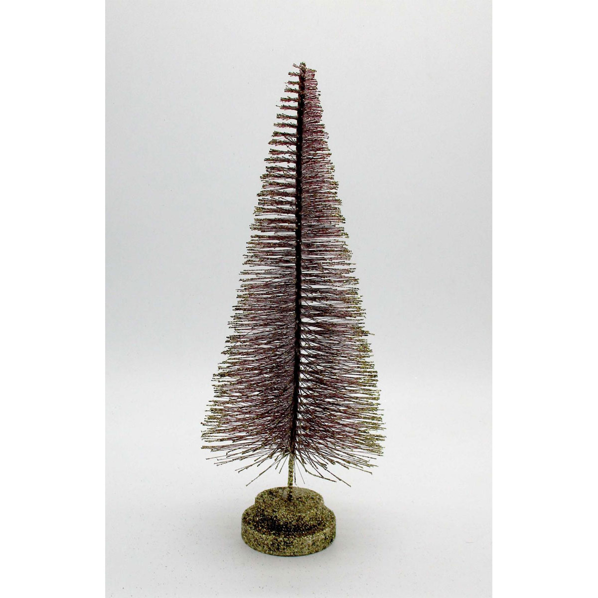 Glitzerndes Bäumchen 35 cm purple/gold