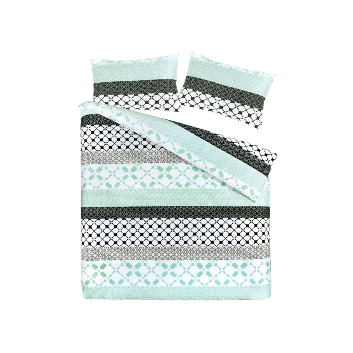 Bettwäsche Gisele 125-NL Multi / Grün 240cm x 240cm Bild 2
