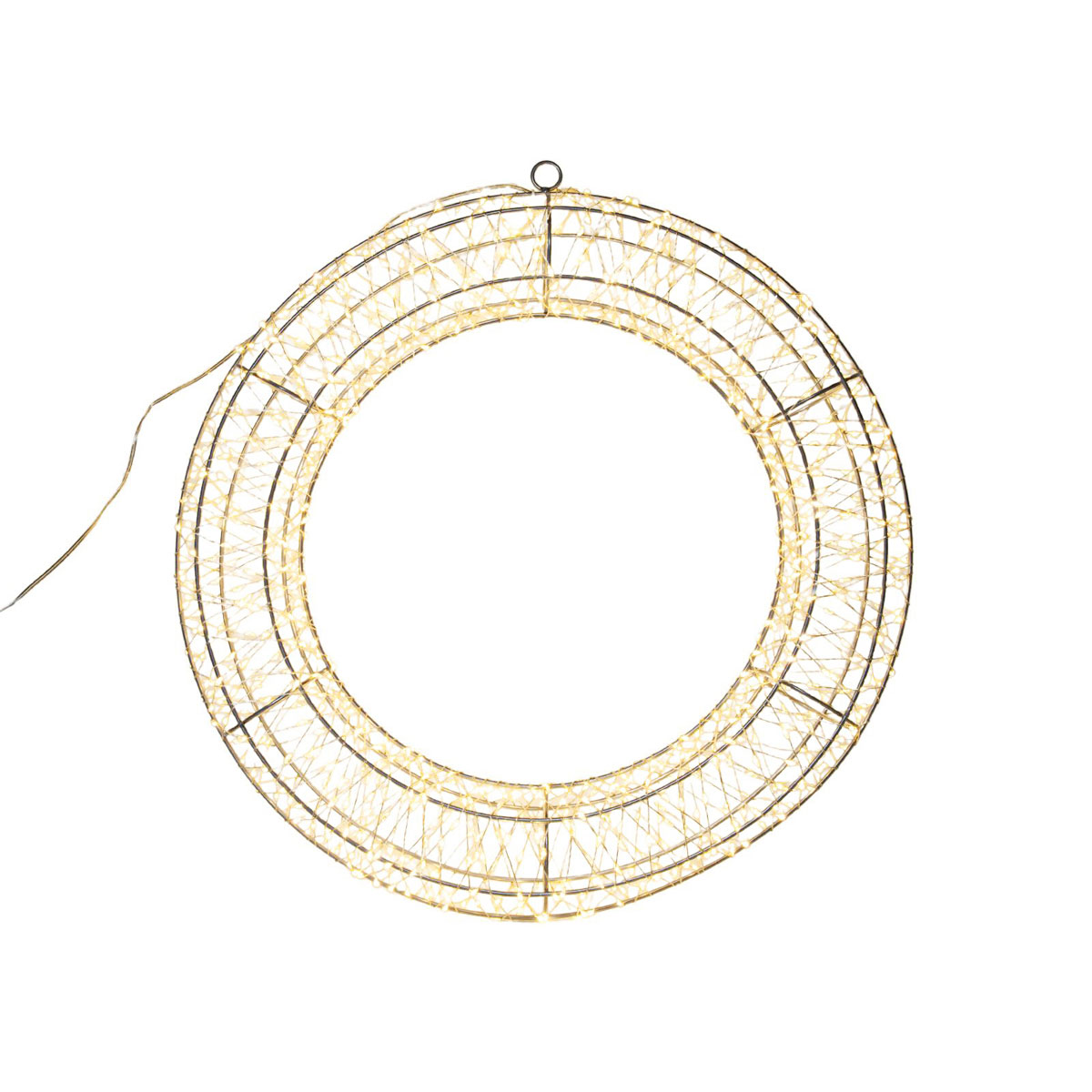 LED-Kranz mit Timerfunktion Durchmesser 45 cm 960 LEDs