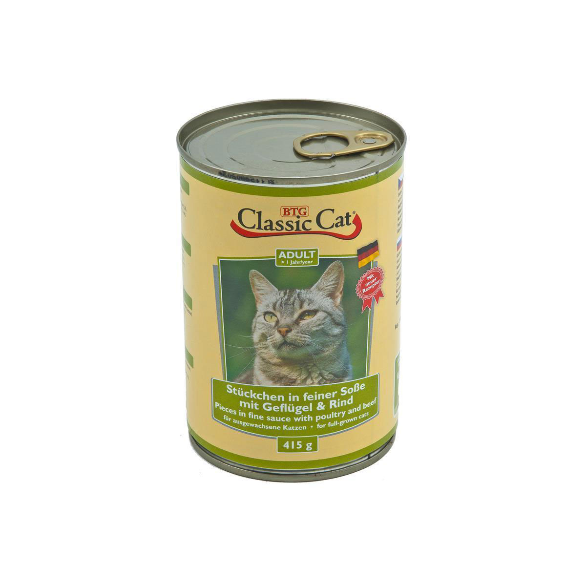 Classic Cat Katzenfutter Geflügel und Rind in Soße 415 g