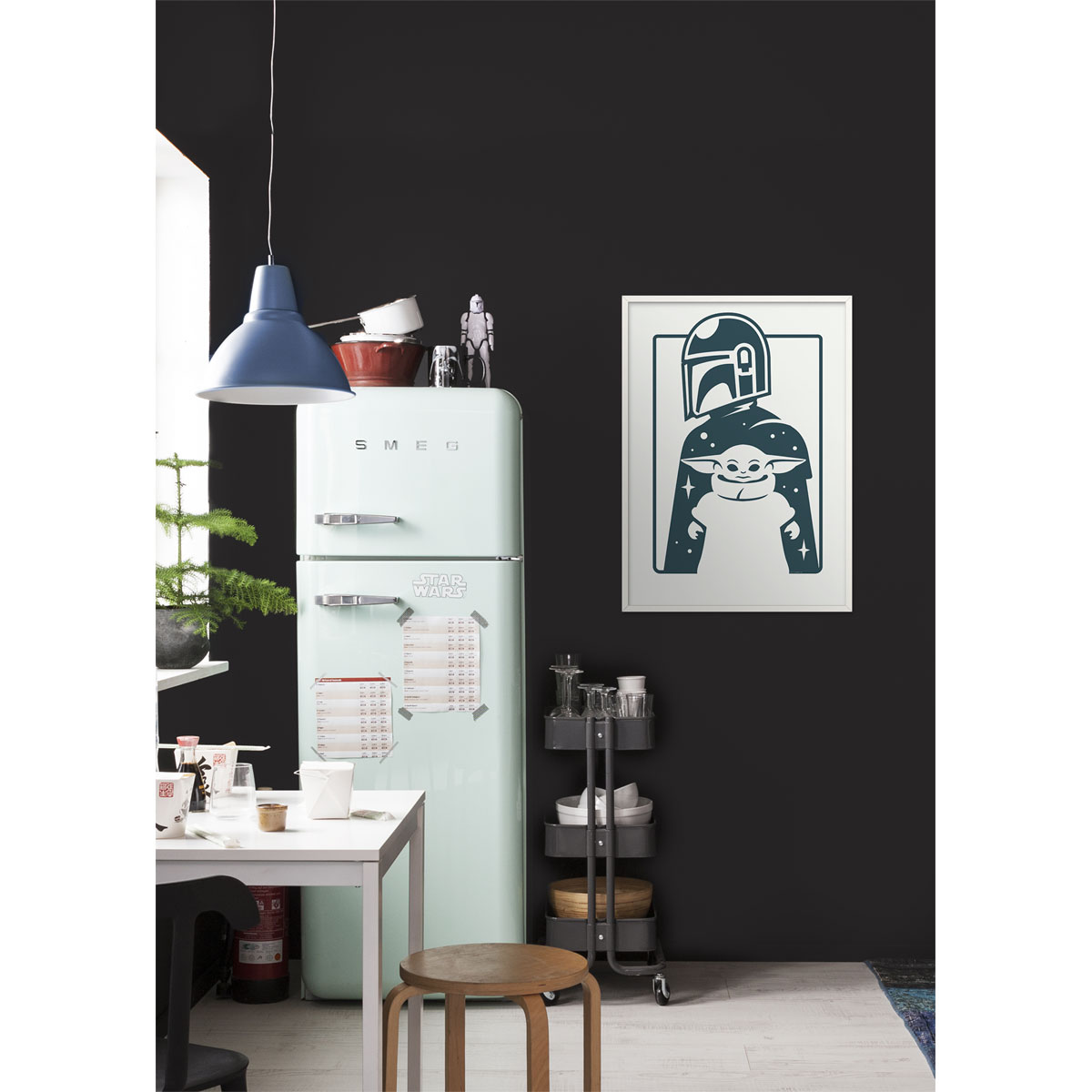 Komar  Wandbild Mandalorian The Child and Father 40x50 cm