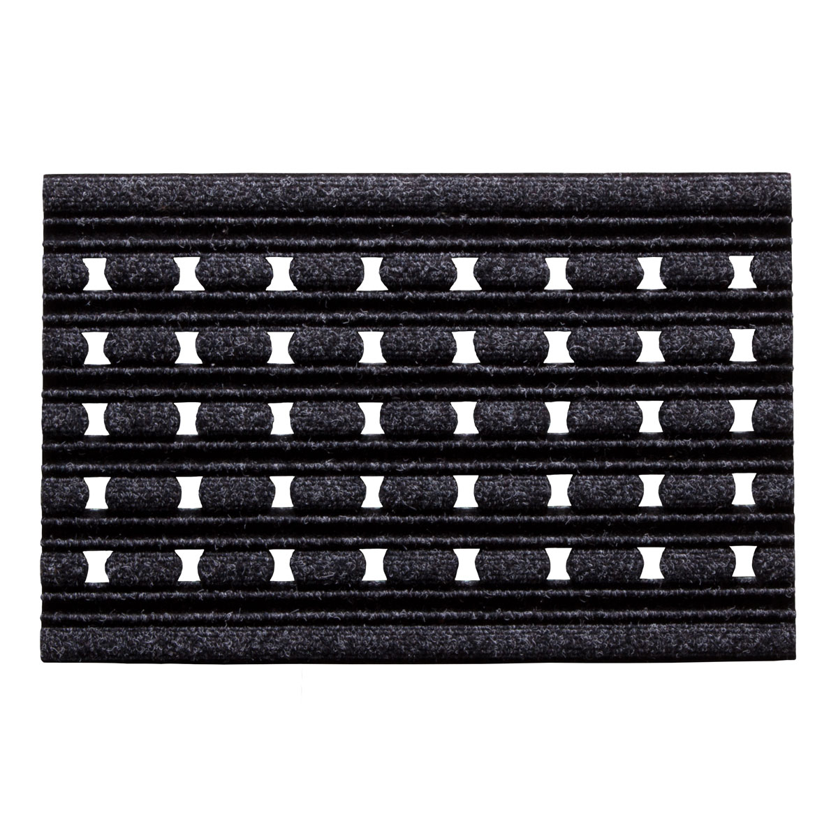 Außen-Rips-Matte Rusalka 40 x 60 cm anthrazit