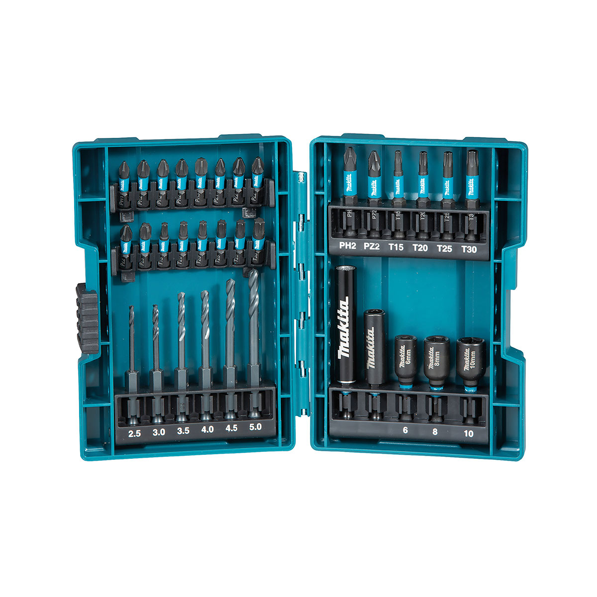 Makita Bit-Set Impact Black mit Bohrern 33-teilig