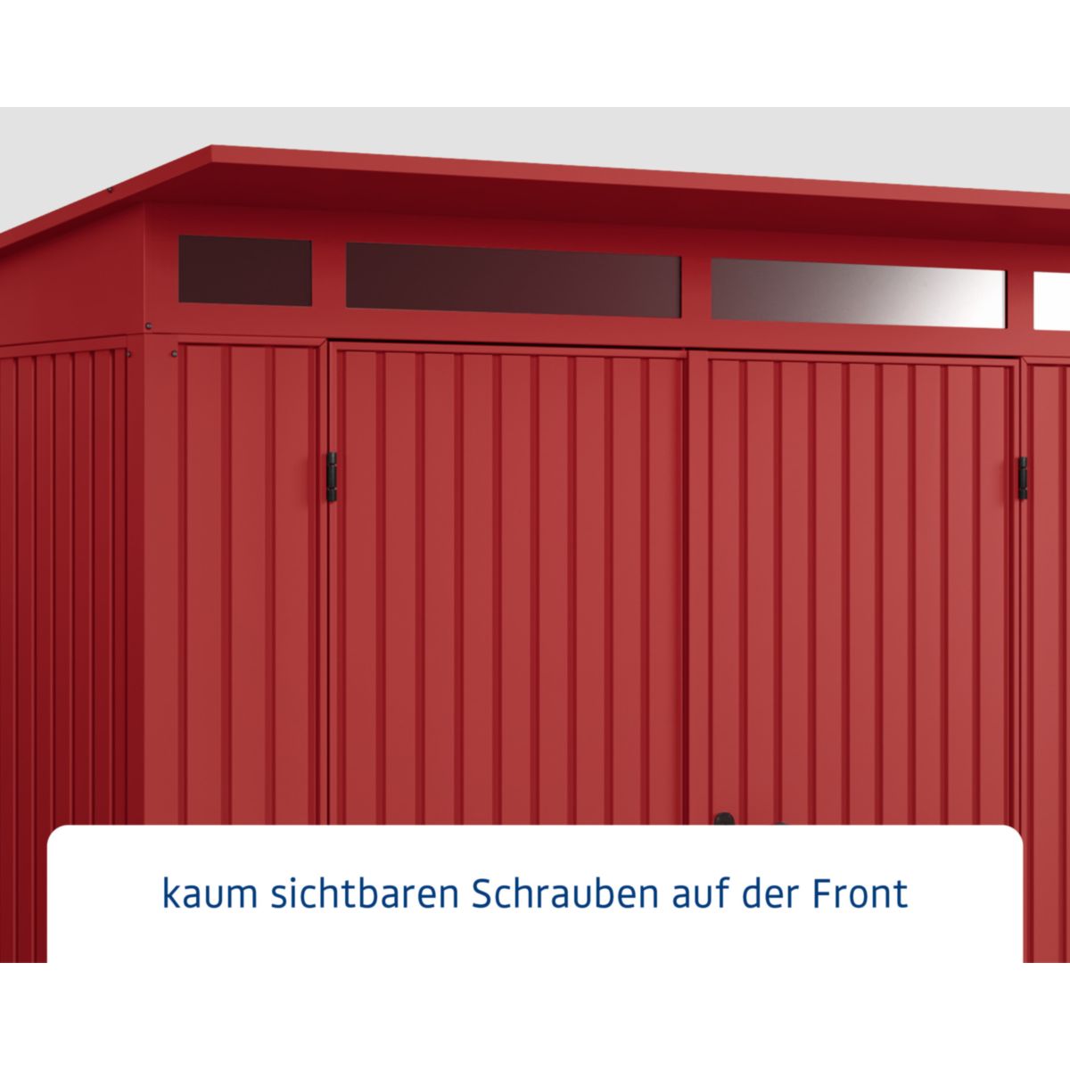 EcoStar  Gerätehaus Trend-PTyp 2RAL3004 2 flg Bild 4