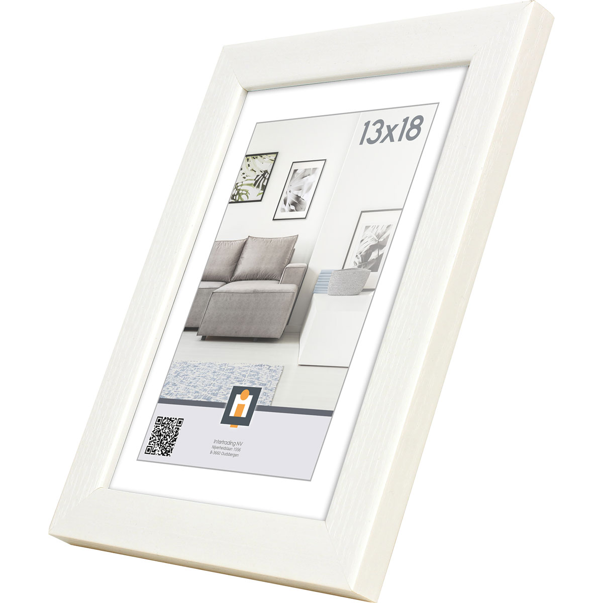 Bilderrahmen Livorno 13x18 cm weiß Bild 2