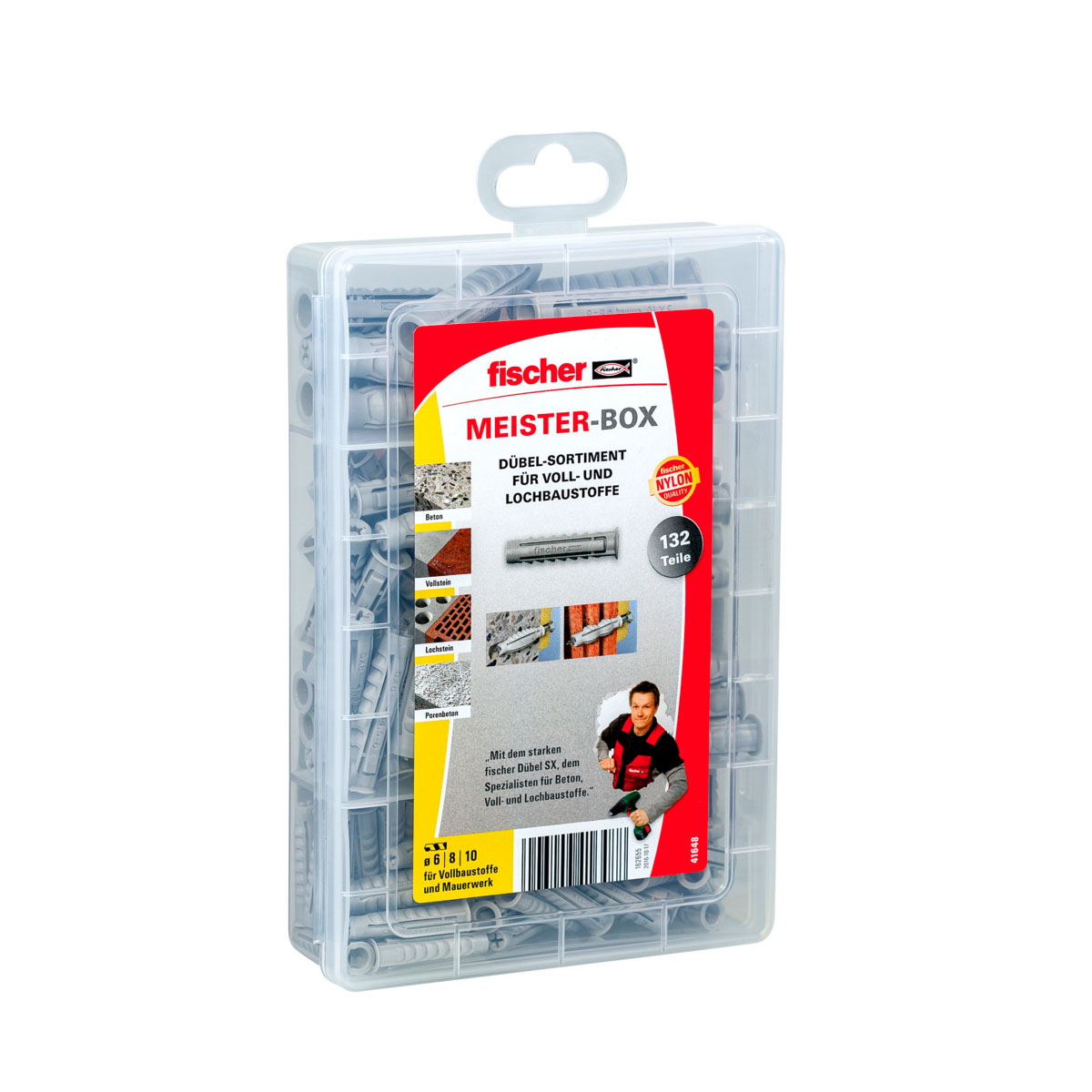 Fischer  Sortimentsbox SX-Dübel 132-teilig