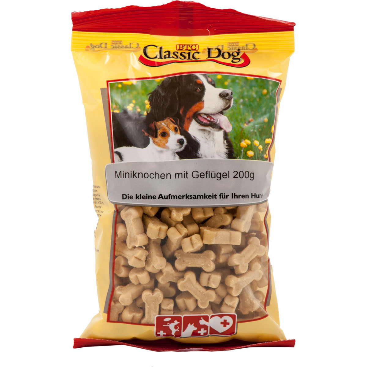 Classic Dog  Snack Miniknochen mit Geflügel 200g