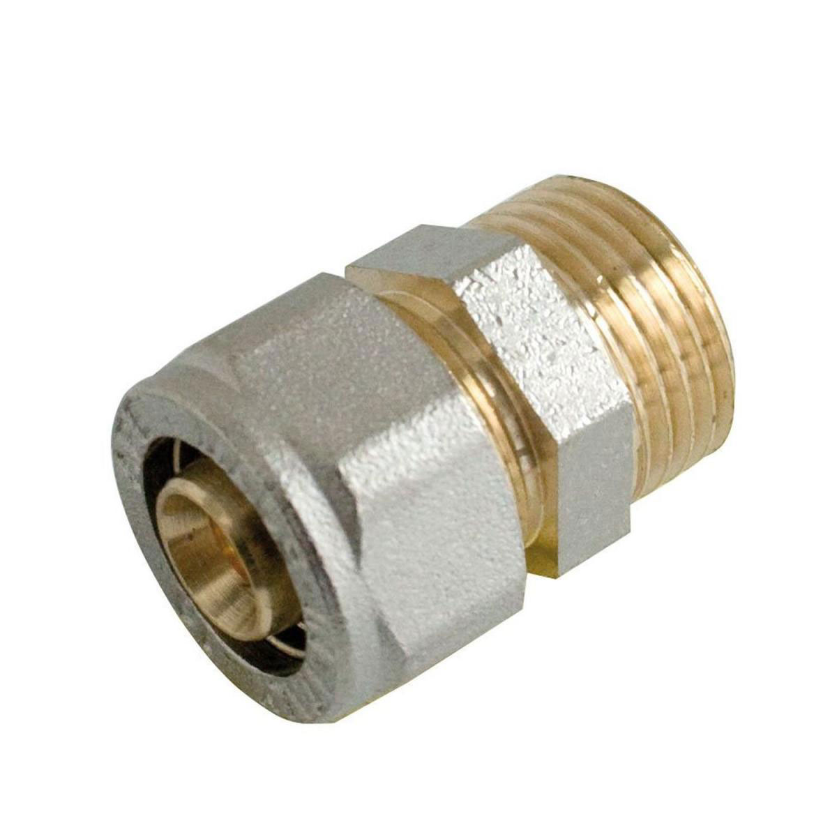 Kirchhoff Übergangsstück 16 mm x ¾ AG Klemmfitting für MSVR