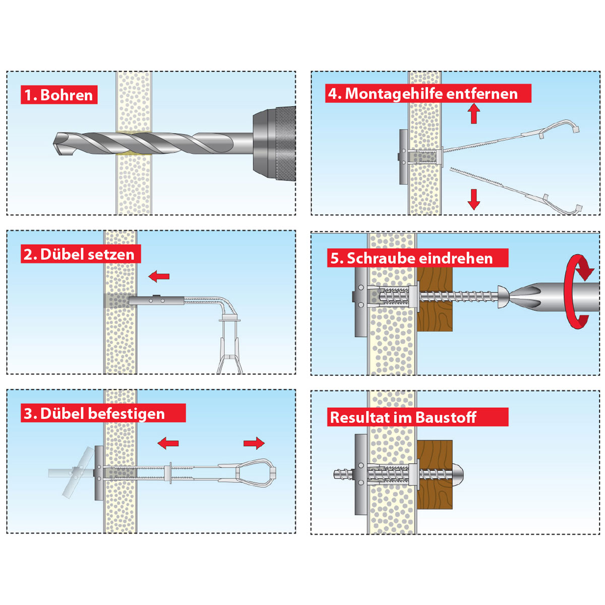 TOX Hohlraumdübel Spagat Plus M5 Bild 3