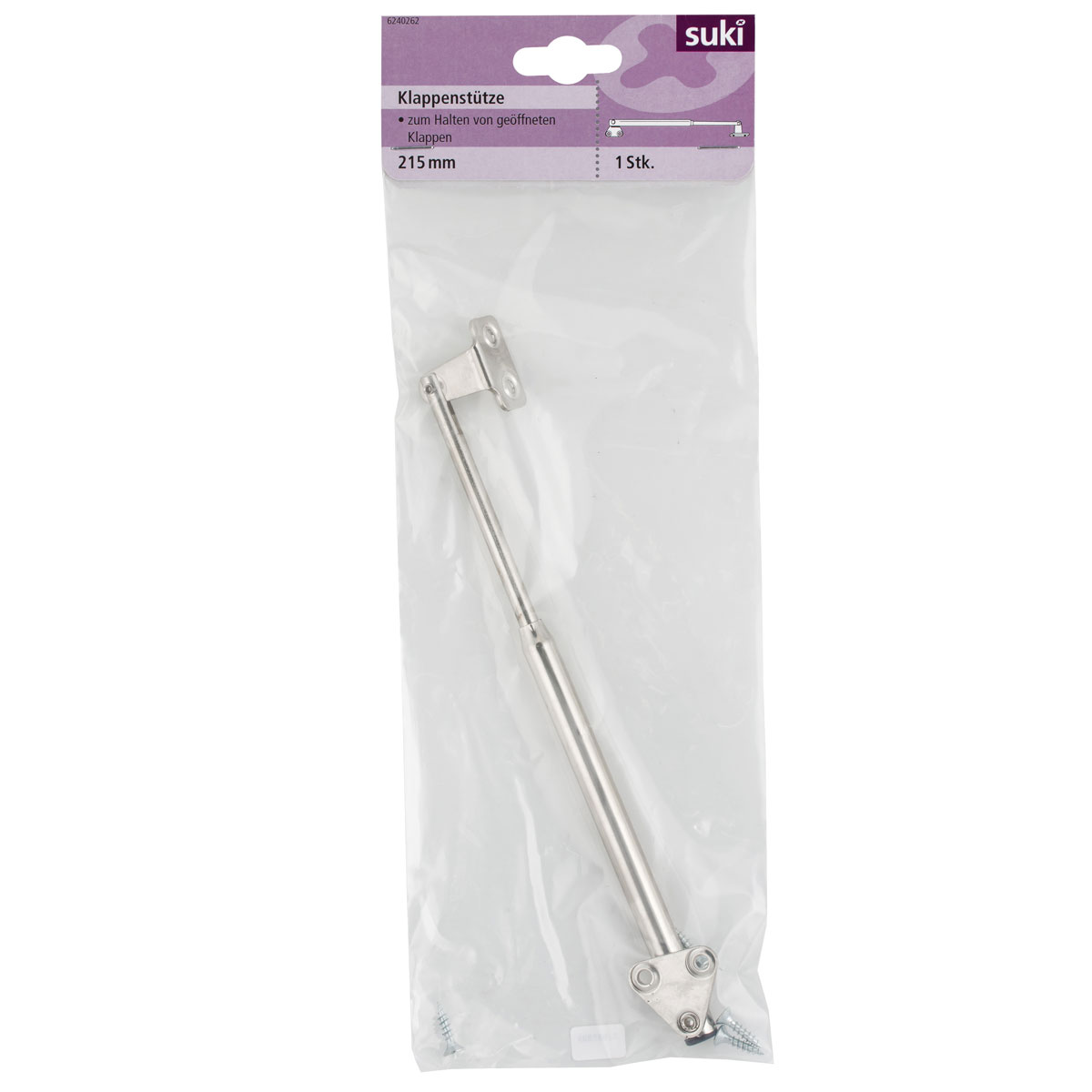 Suki Klappenstütze 21,5 cm vernickelt