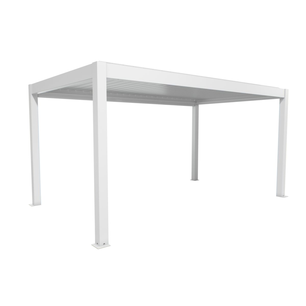 Biohort Pergola Gr. 5x3 weiss 515,5x 312x 264 cm