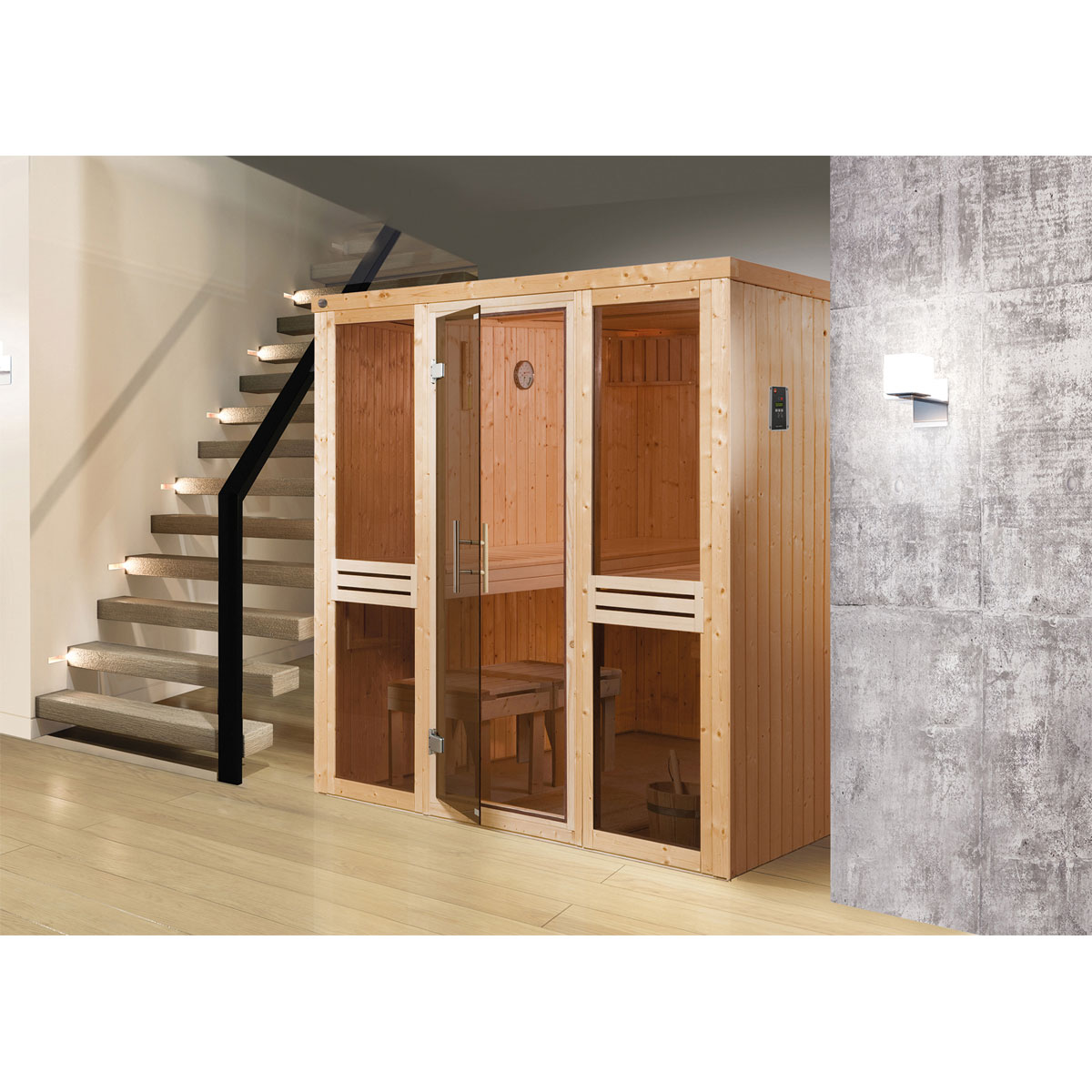 Weka Elementsauna „Kaarina 2“, 177x199x194 cm Bild 2