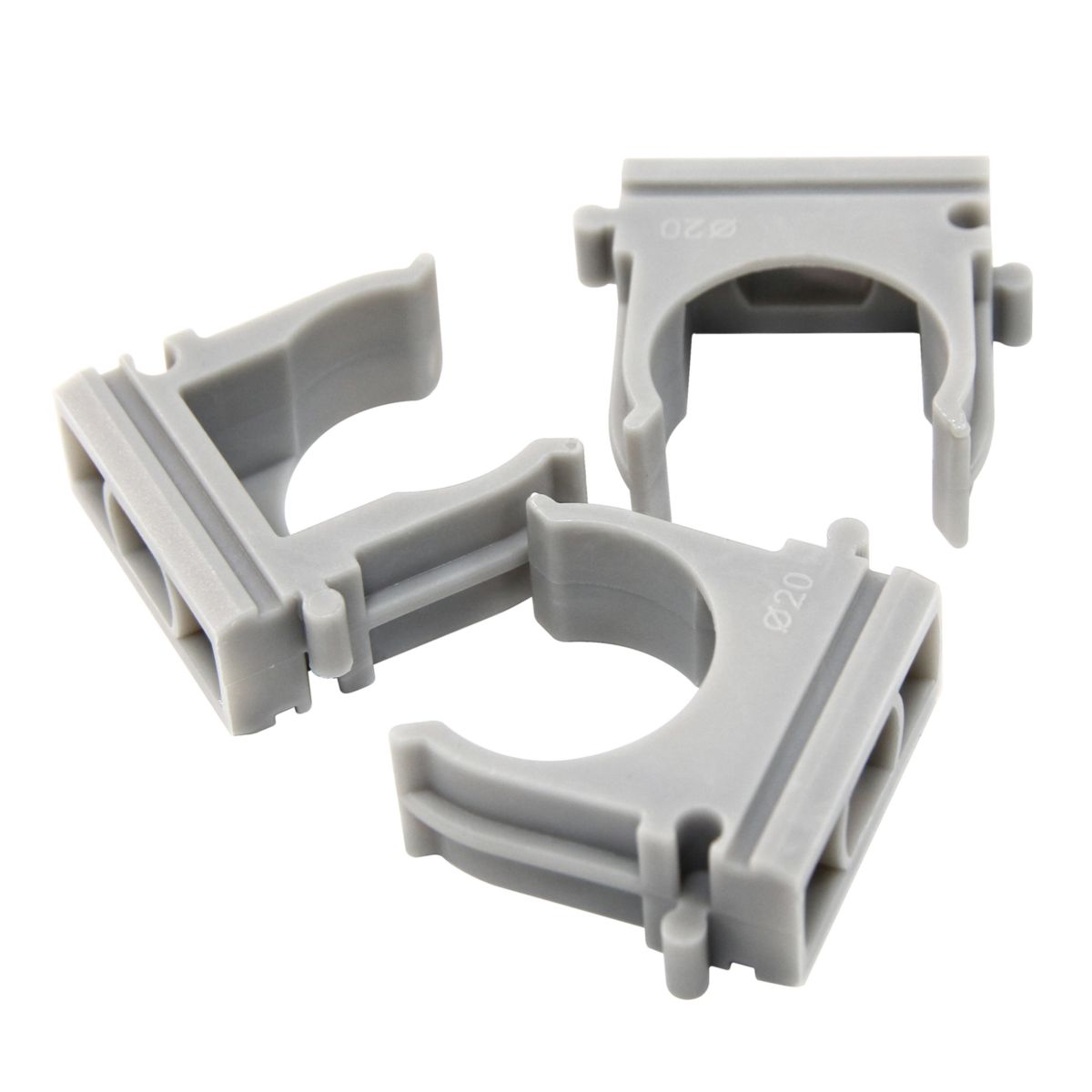 Basic Rohr-Klemmschelle EN 20 grau 50 St.