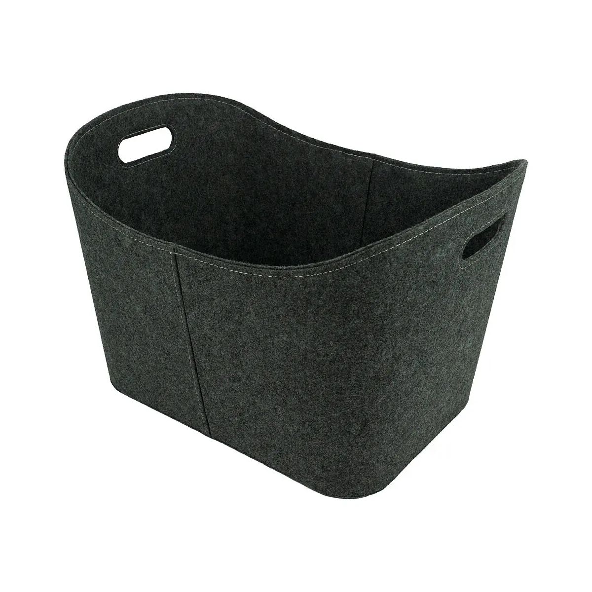 Valo Filzkorb Grau L55xB35xH40cm