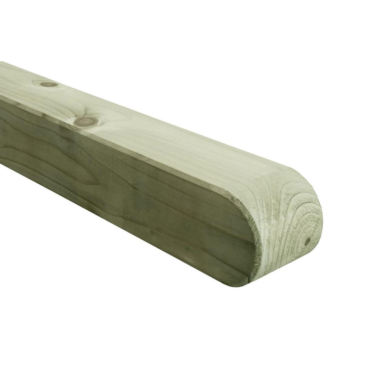 Pfosten Rundkopf geölt honiggelb