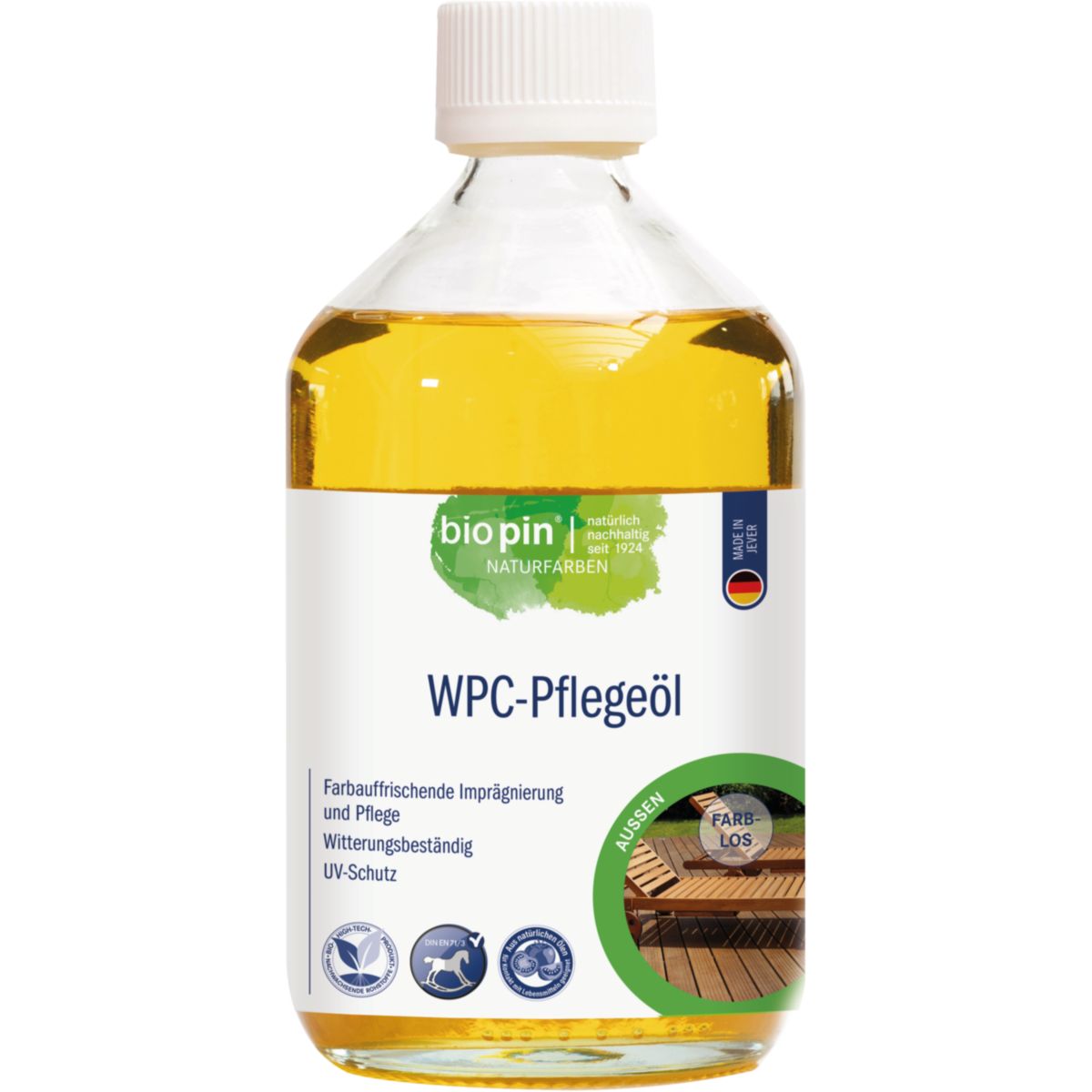Biopin WPC-ÖL Farblos 0,500 l