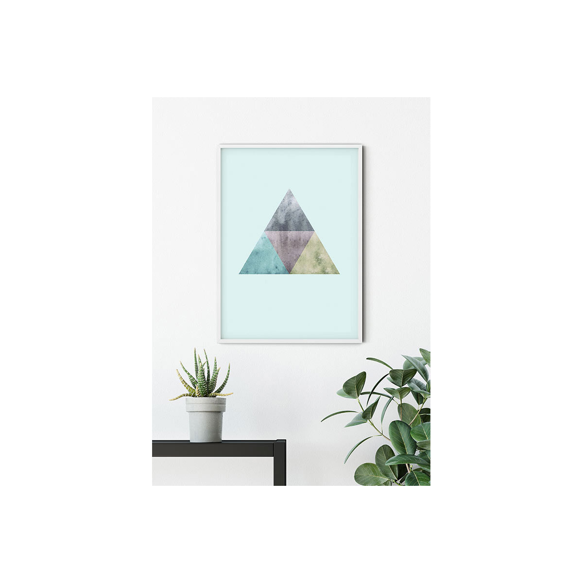 Komar  Wandbild Triangles Top Blue 50x70 cm Bild 5
