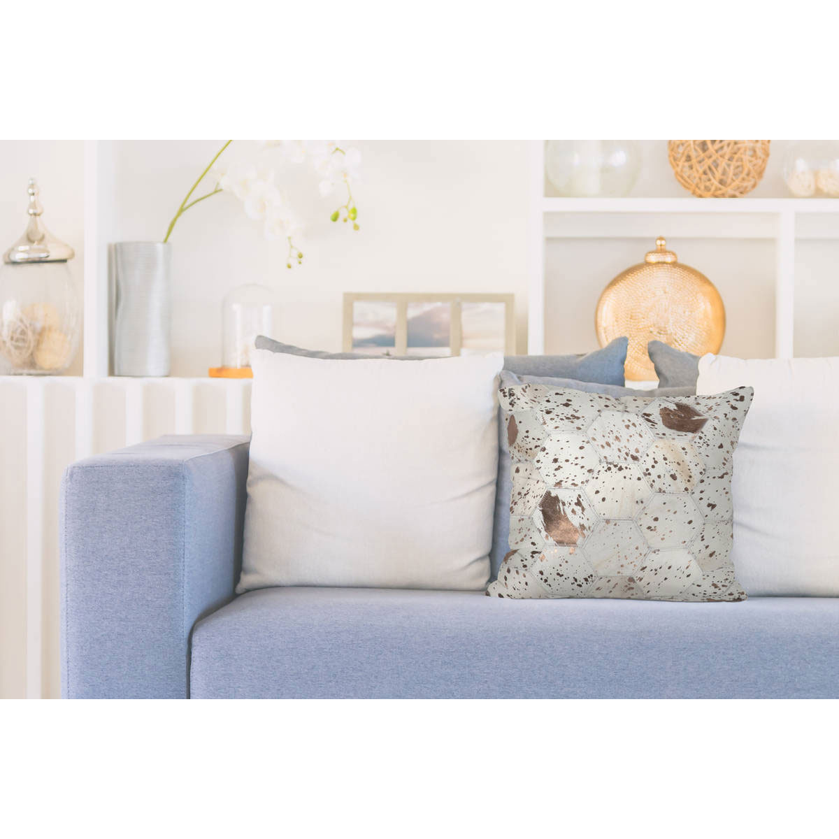 Kissen „Spark Pillow 210“, elfenbein/Chrom Bild 2