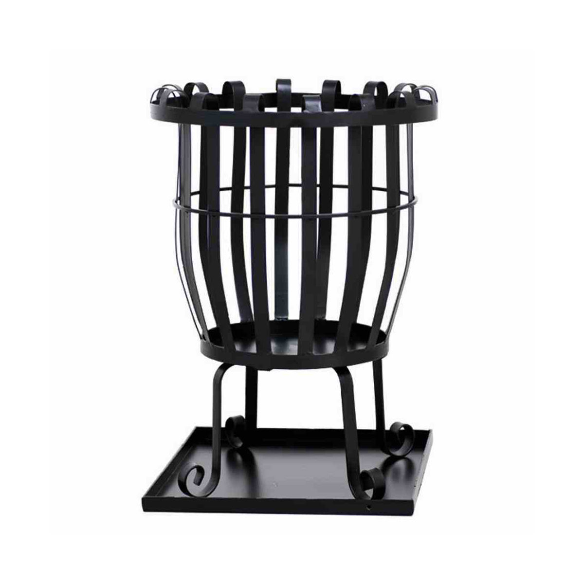 Siena Garden Feuerkorb Pagia Durchmesser 39 x 51 cm schwarz inkl Aschefangblech