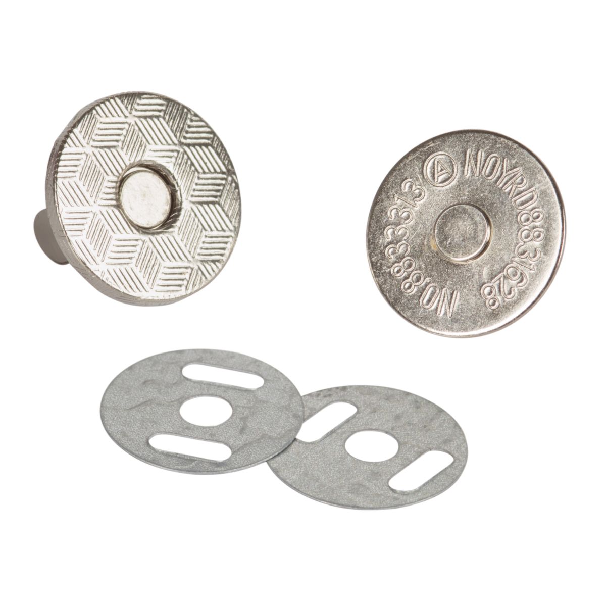 Suki Magnetverschluss Neodym Ø 18 mm, silber